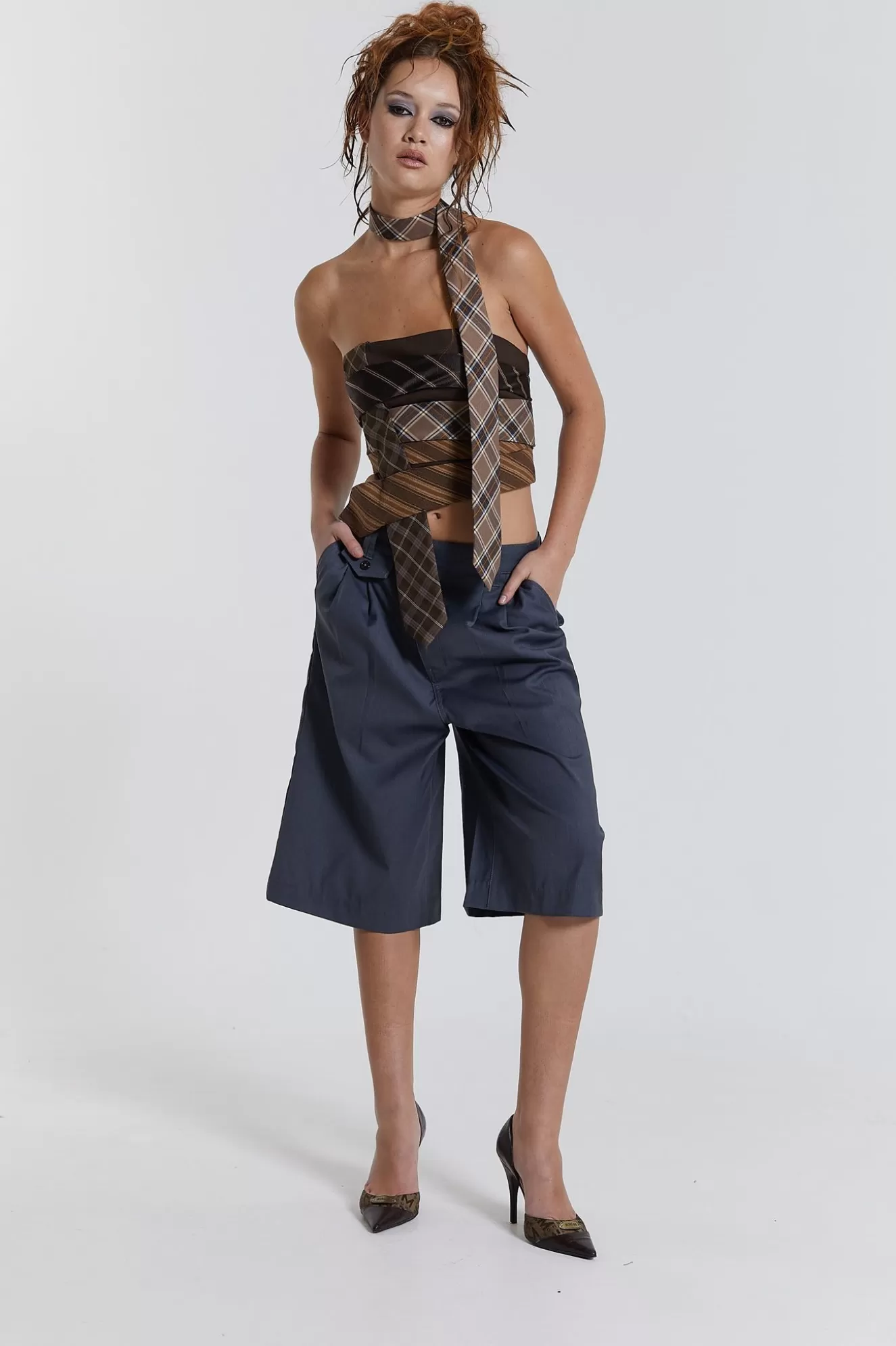 Discount All Tied Up Wrap Around Corset Tie Top Women Corsets