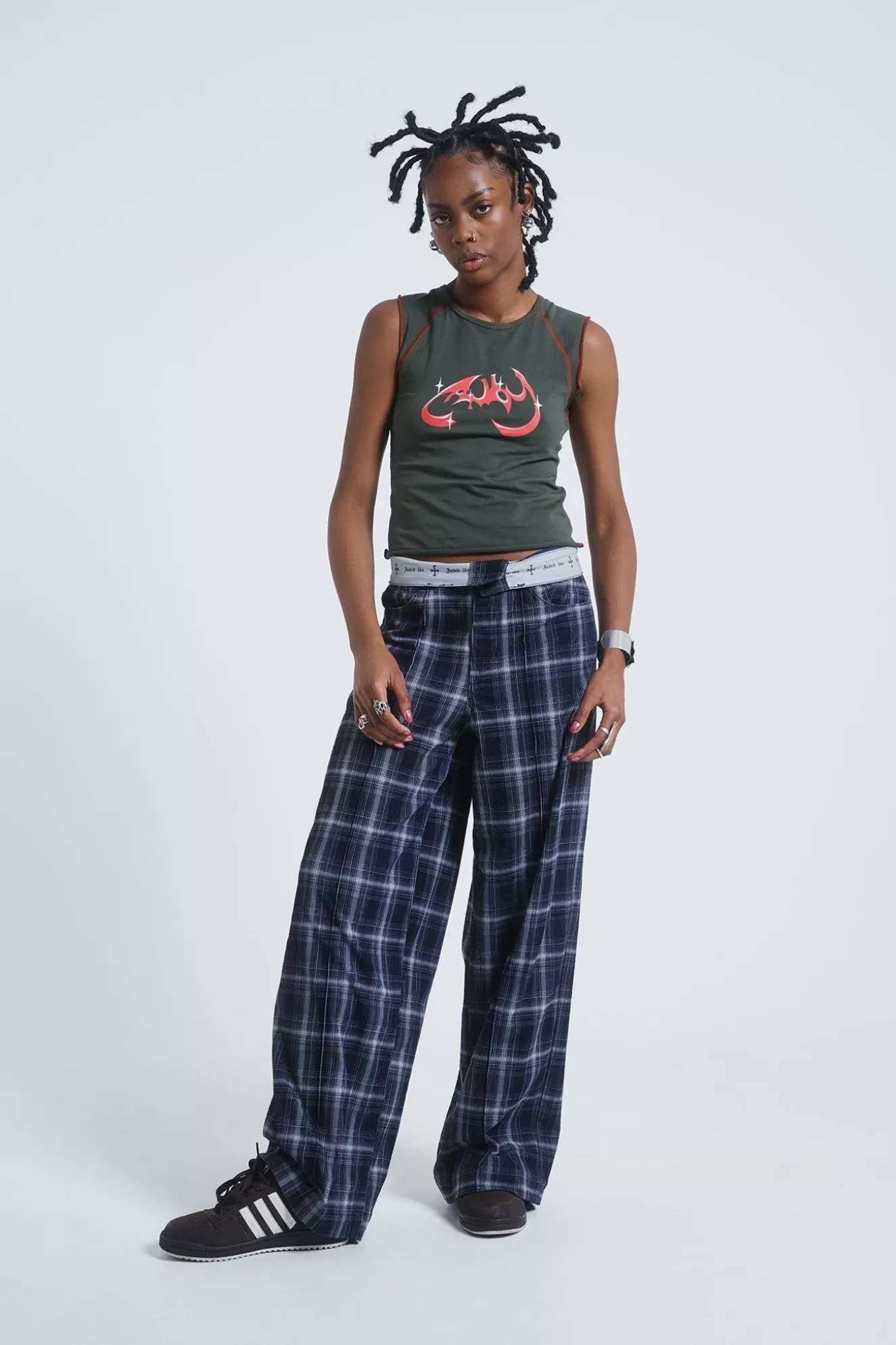 Sale Aphex Checked Trousers Women Trousers & Pants