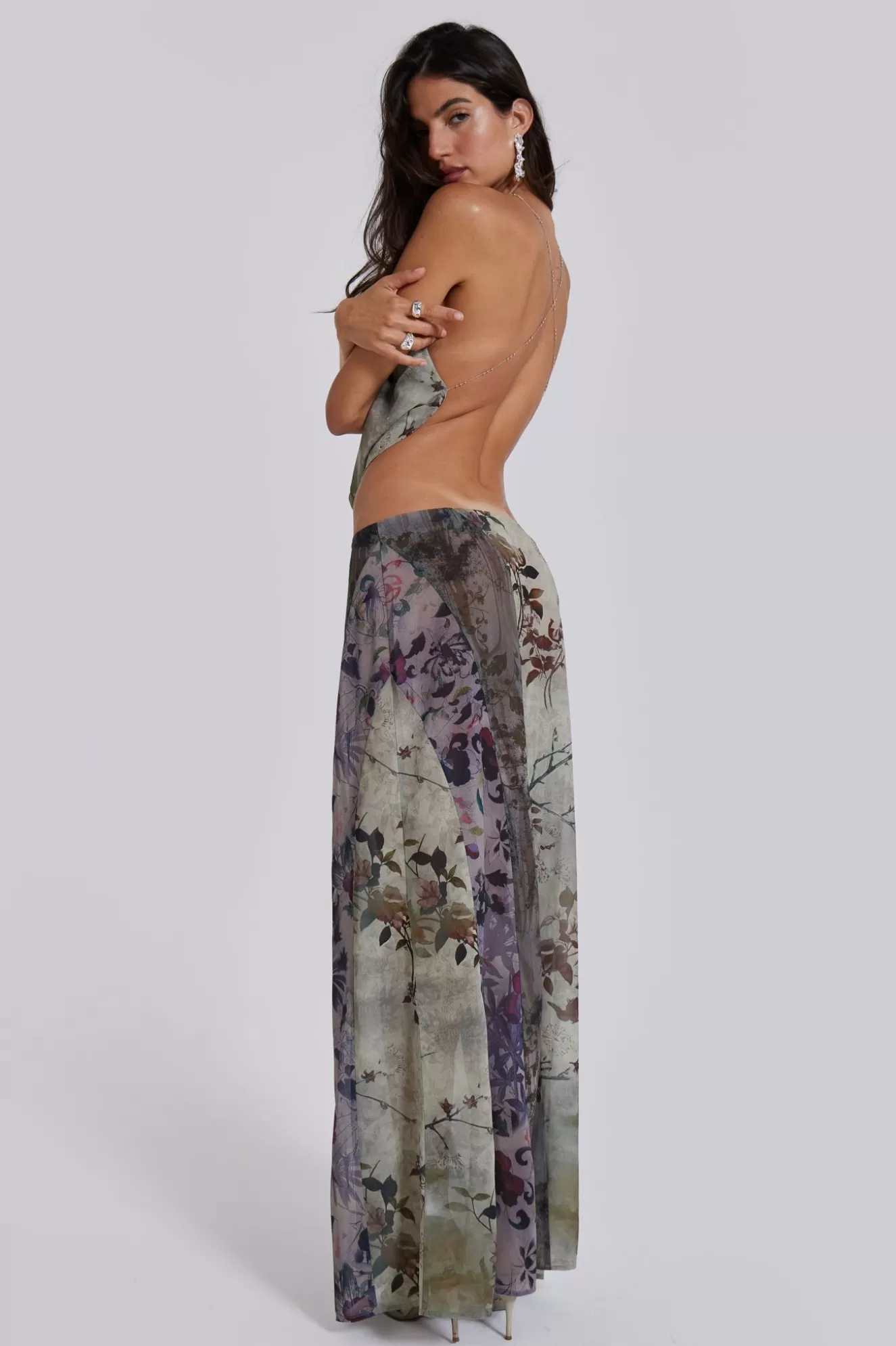 Best Sale Asteria Panelled Maxi Skirt Women Co-Ords