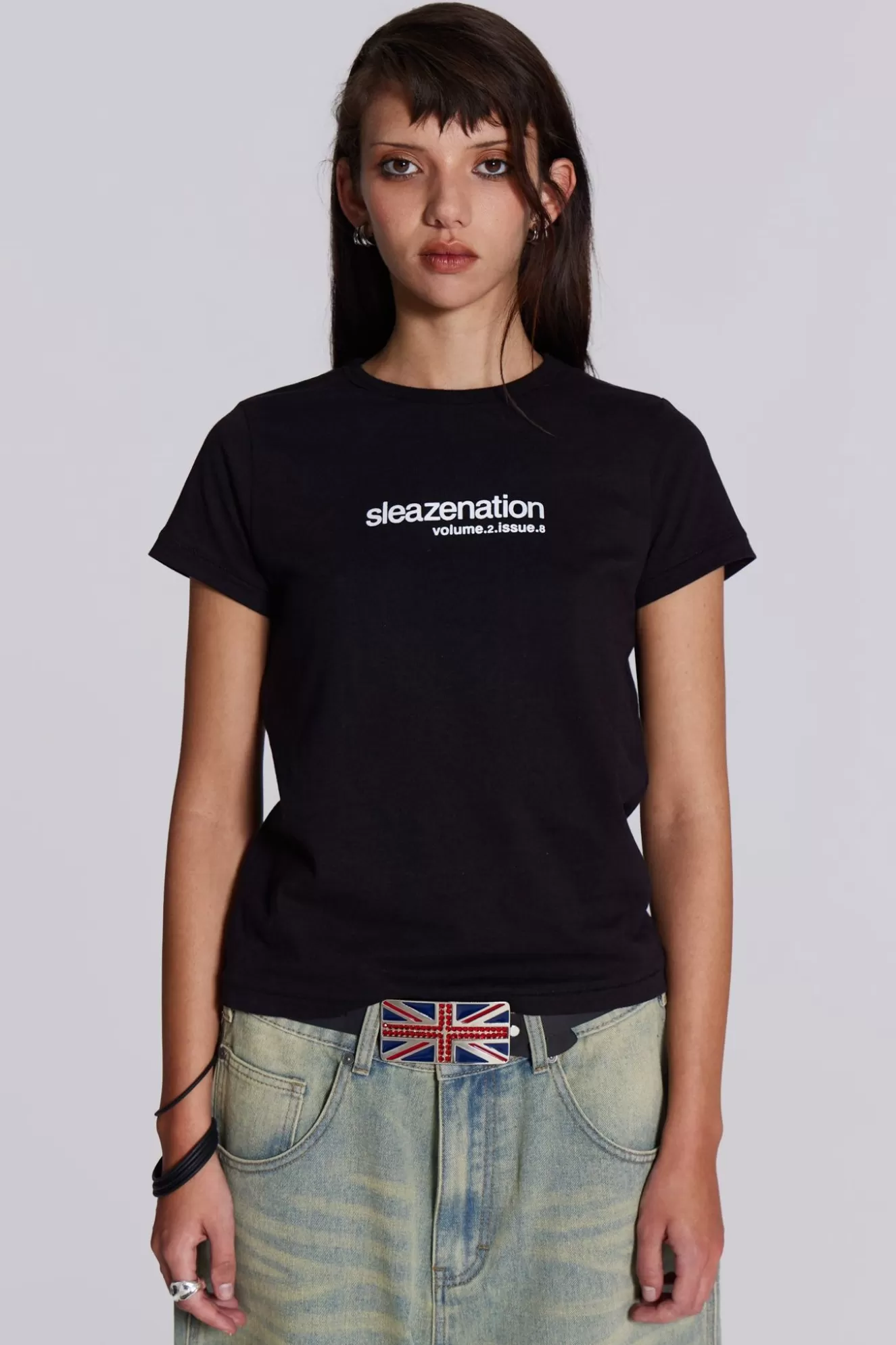 Sale Black How Are You? Tee Women T-Shirts