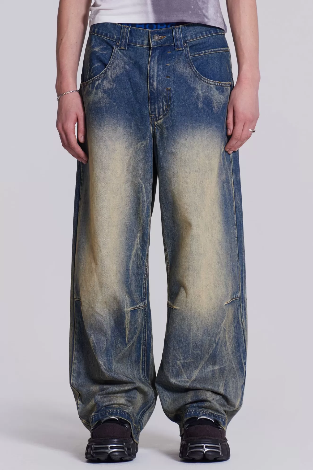 Fashion Blue Ethereal Colossus Jeans Women Colossus Jeans