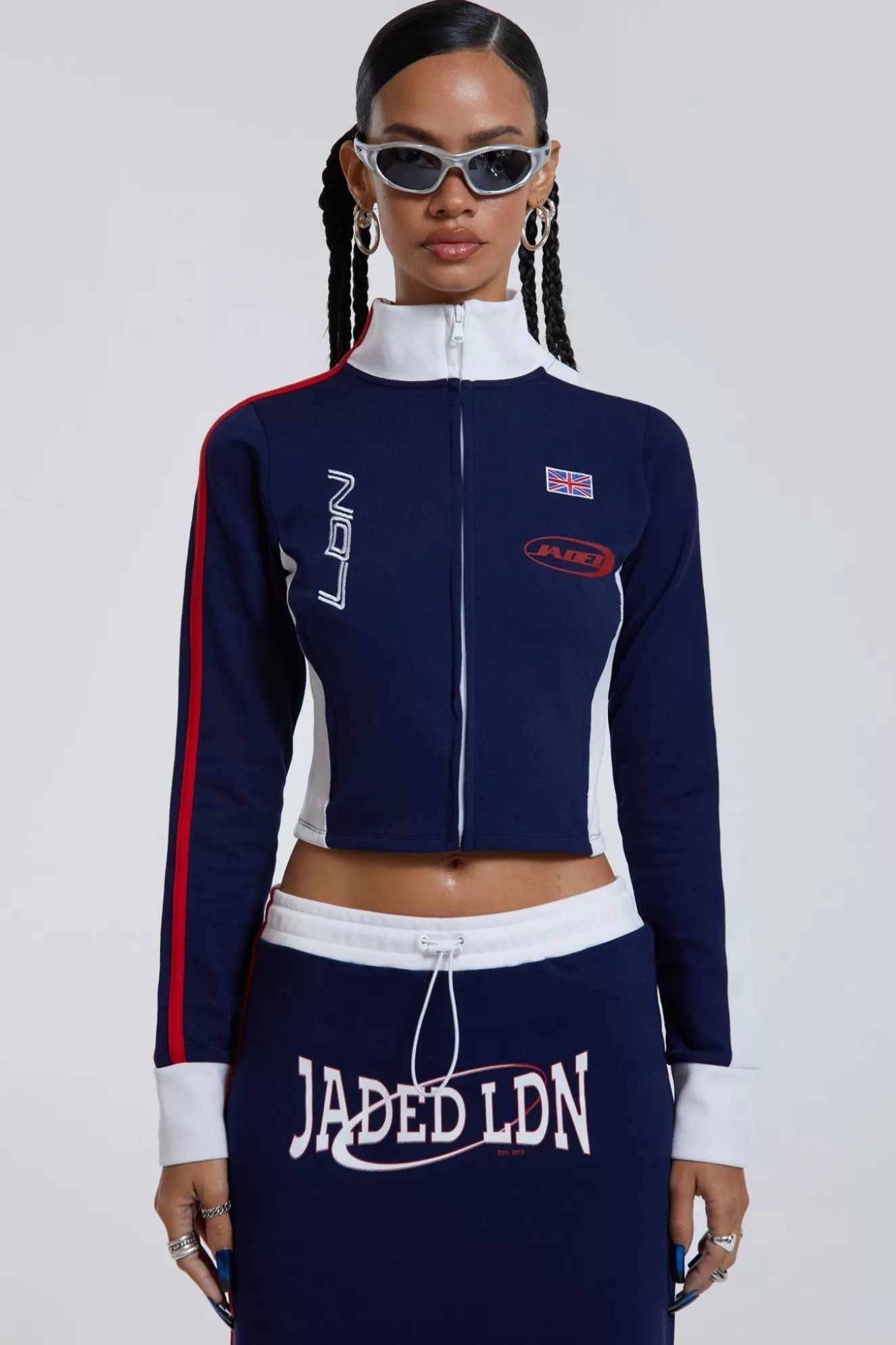 Clearance Blueprint Track Jacket With Full Zip Women Outerwear