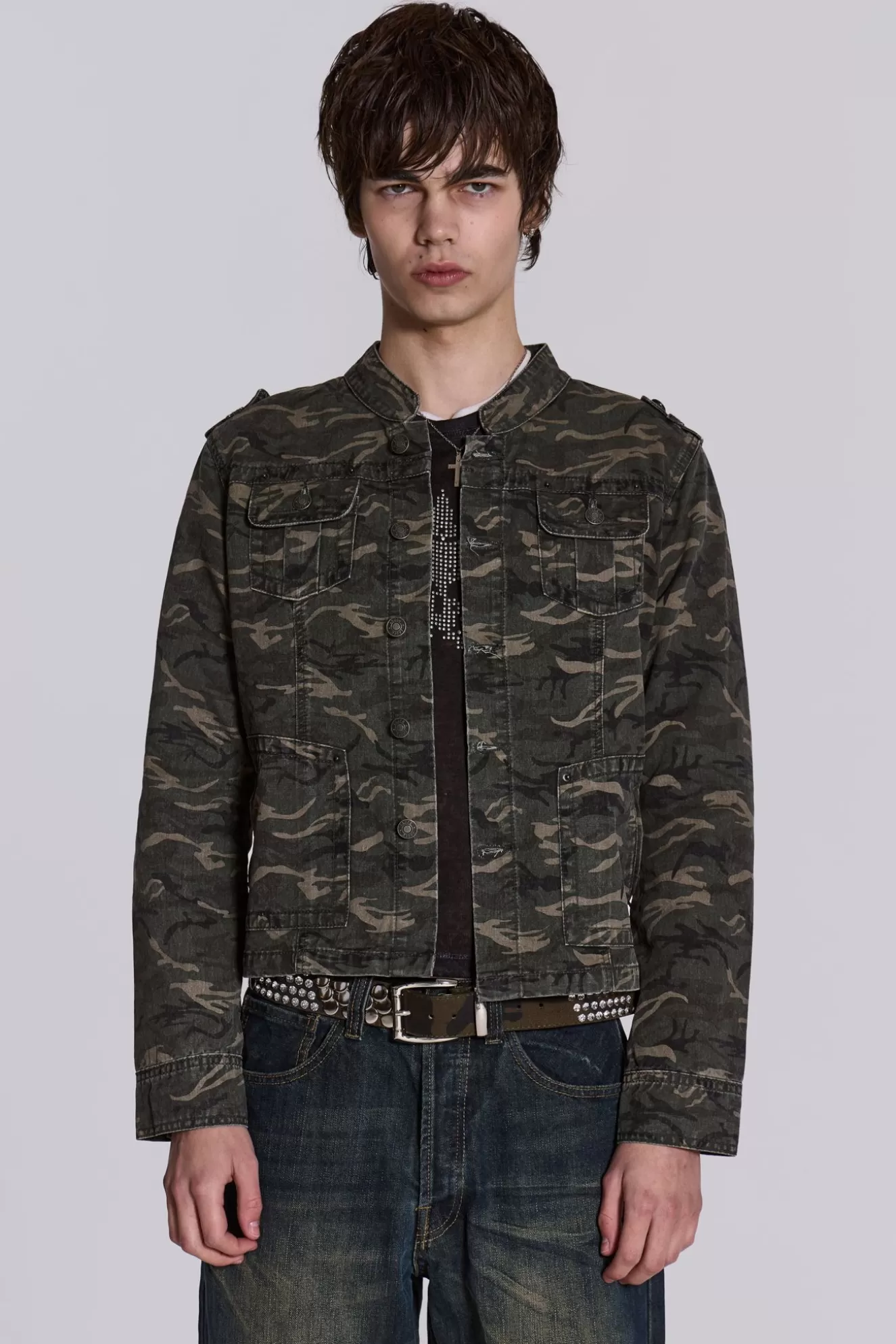 Flash Sale Camo Covert Jacket Men Outerwear