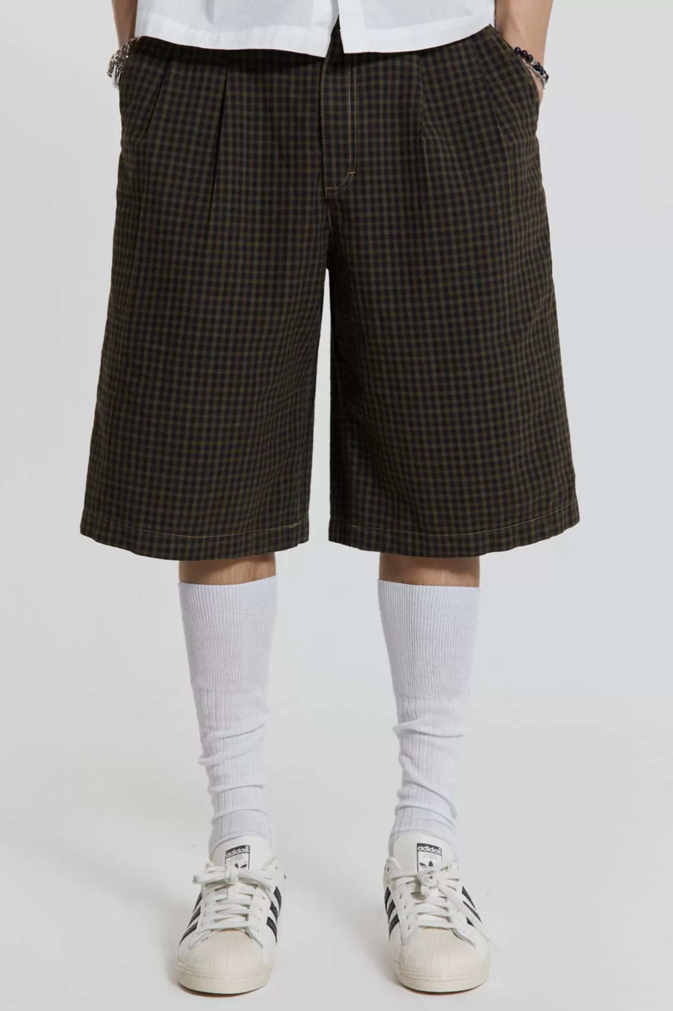 Clearance Charcoal Check Fairway Shorts Men Shorts & Jorts