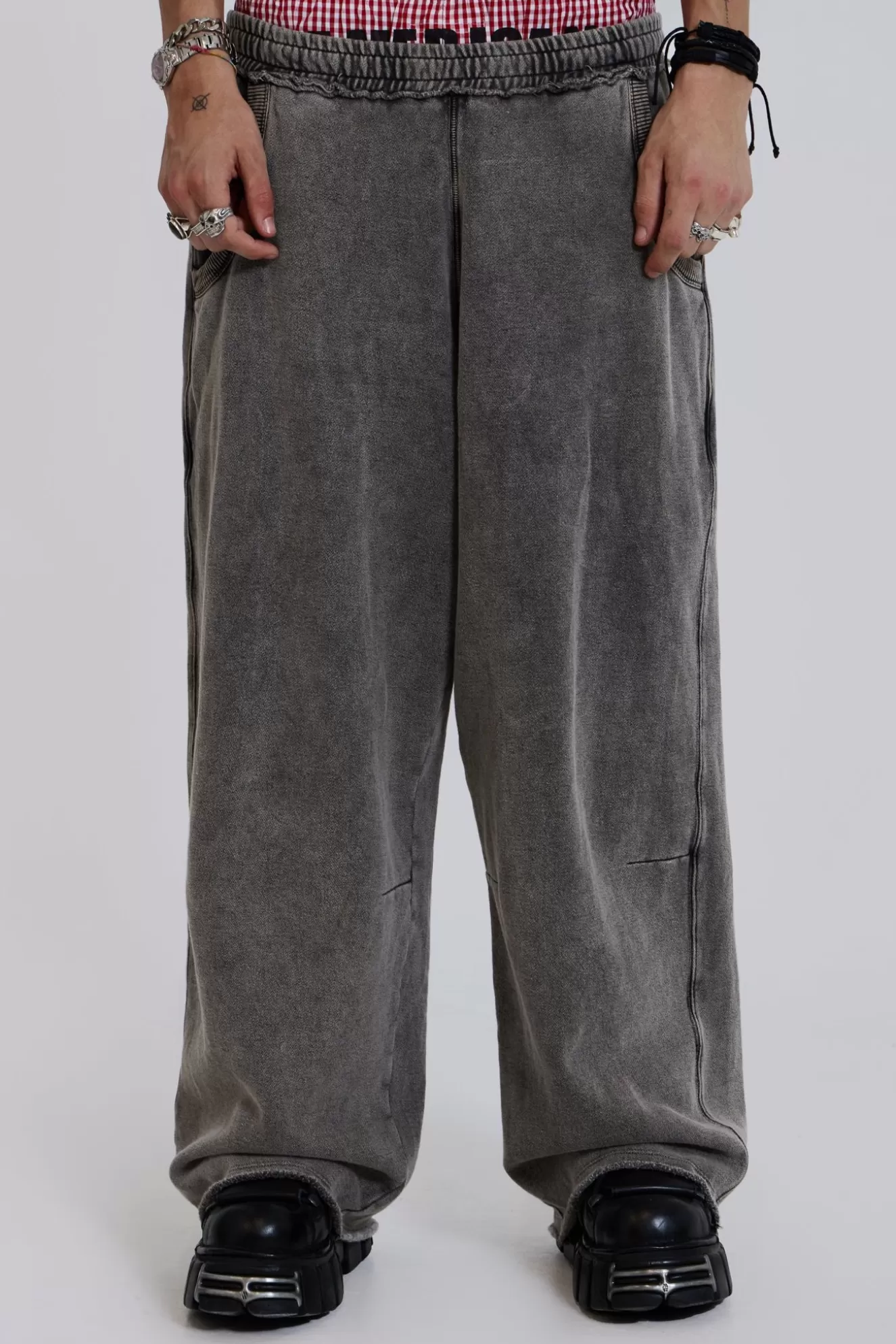 Discount Chrome Wash Monster Joggers Men Joggers & Sweatpants