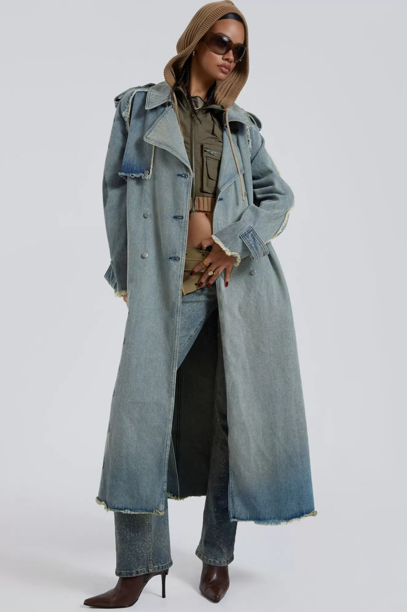 Hot Downtown Denim Coat Women Outerwear