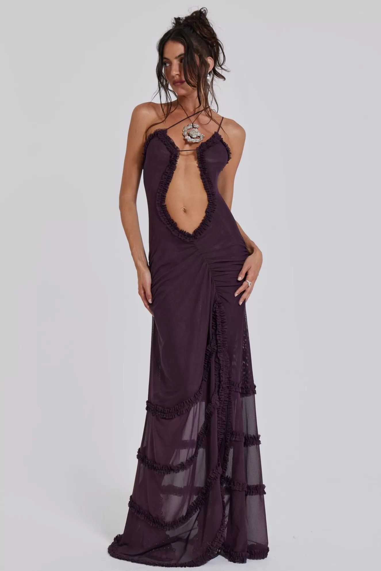 Cheap Fatale Maxi Dress In Dusk Women Maxi Dresses