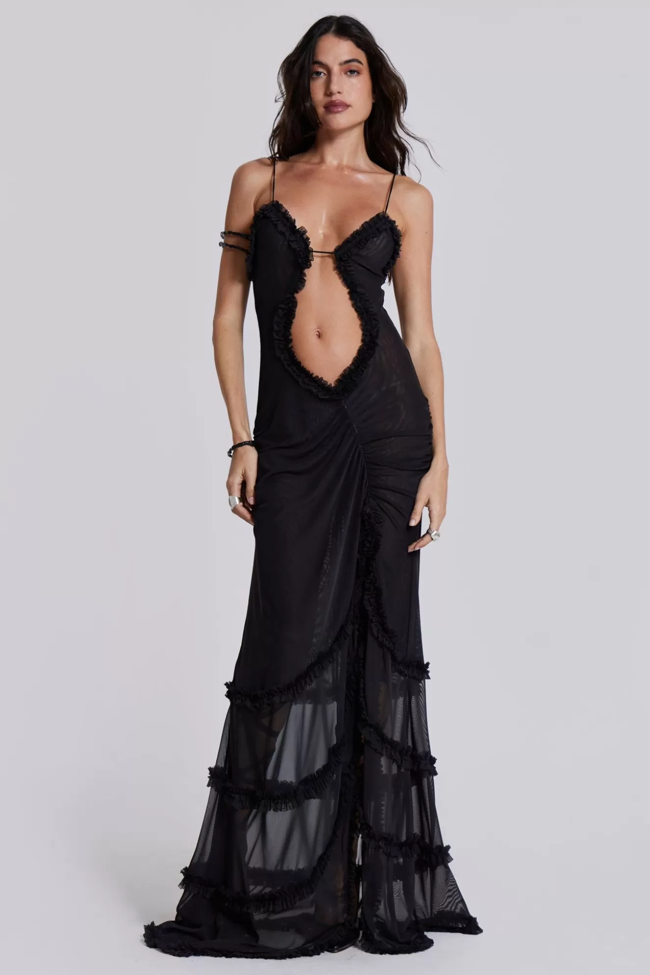 Discount Fatale Maxi Dress In Midnight Black Women Maxi Dresses