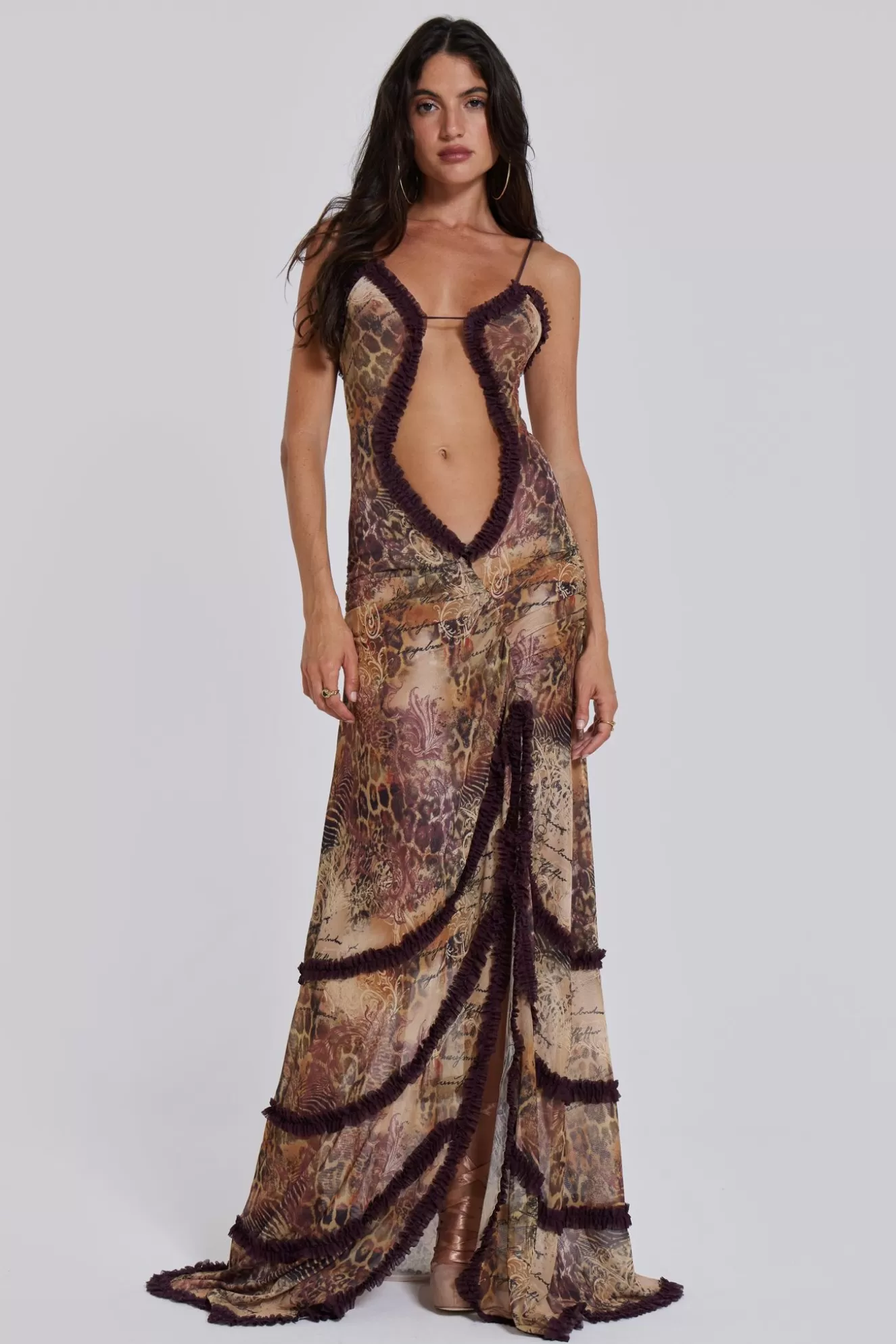 Cheap Fatale Maxi Dress In Sunrose Women Maxi Dresses