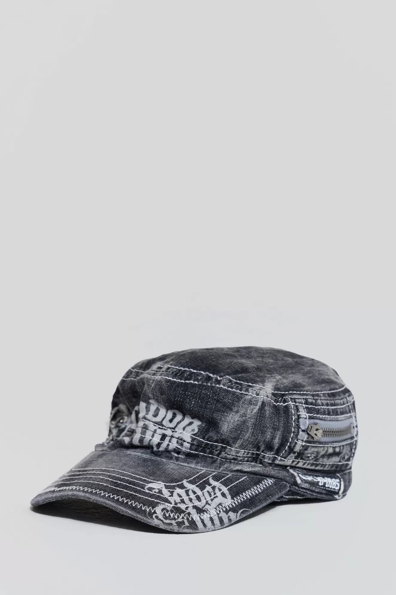 Outlet Grey Denim Collide Hat Men Accessories