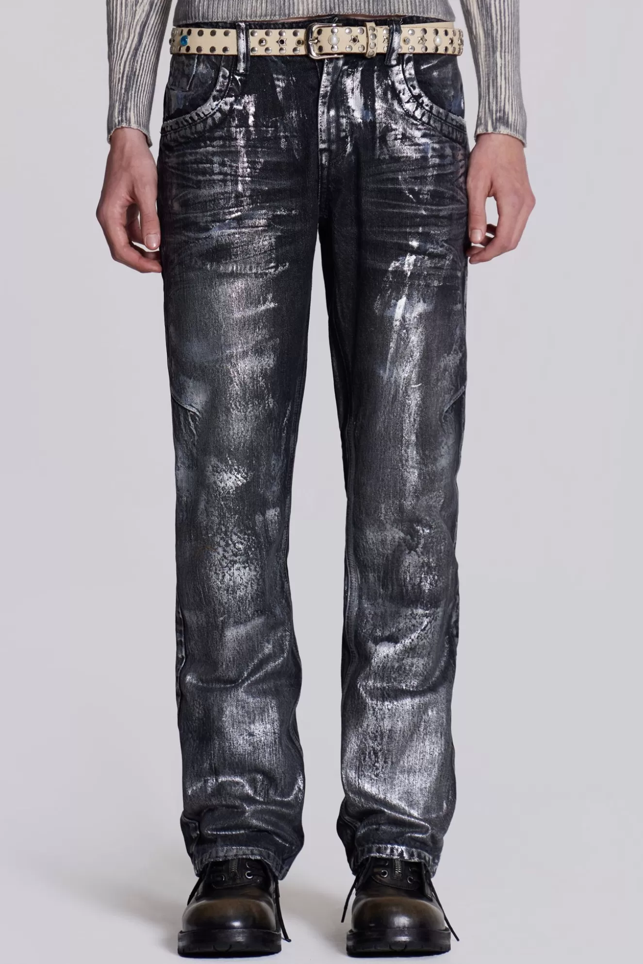 Store Gunmetal Reed Jeans Men Slim & Straight Jeans