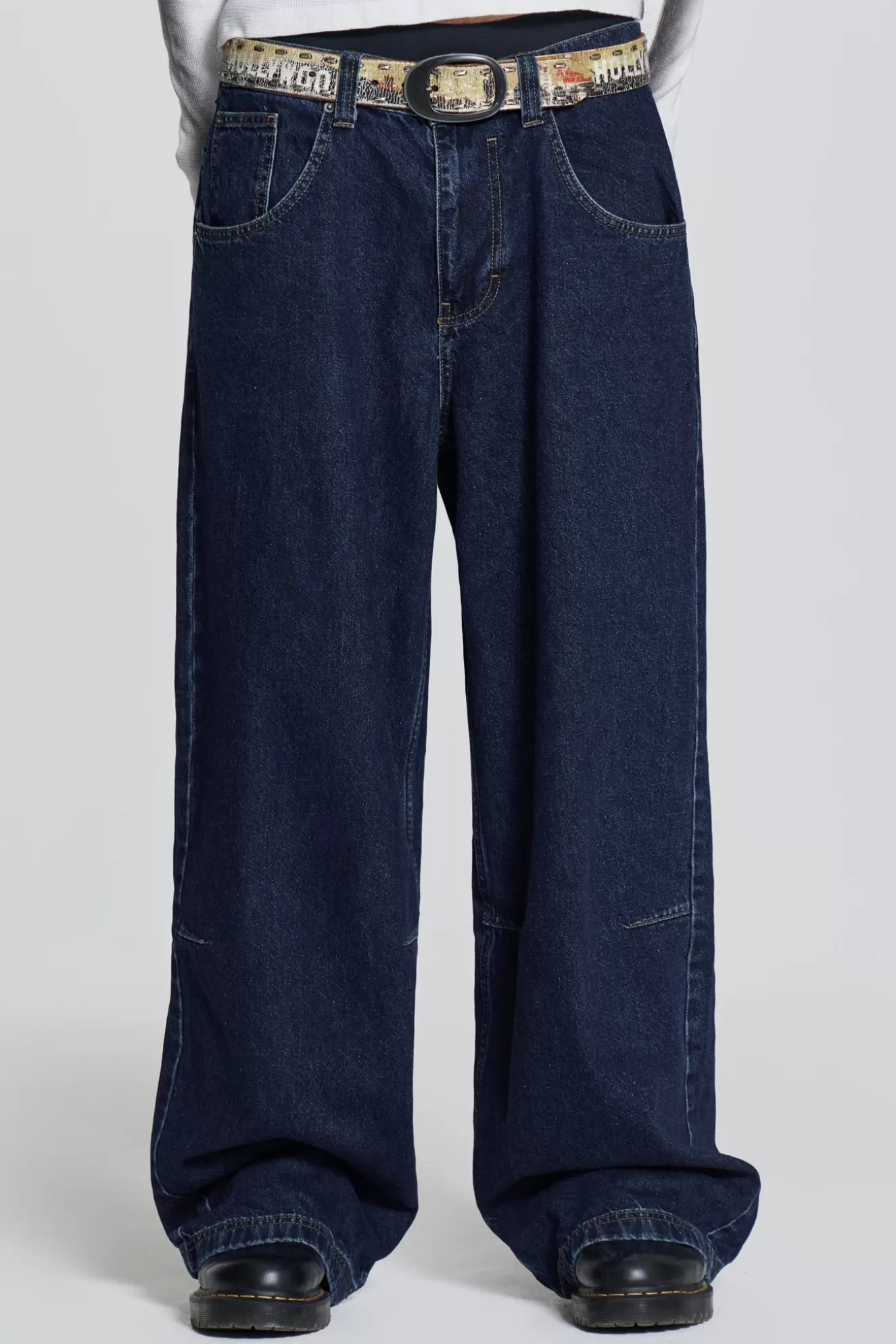 Online Indigo Low Rise Colossus Baggy Jeans Women Colossus Jeans