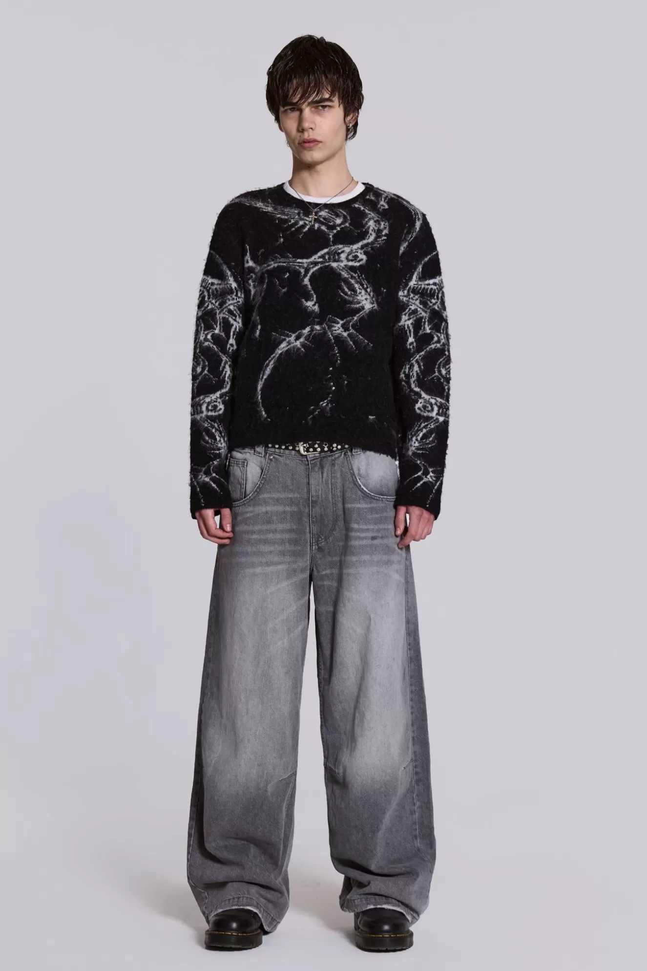 Fashion Lazy Willy Brushed Knit Jumper Men Knitwear