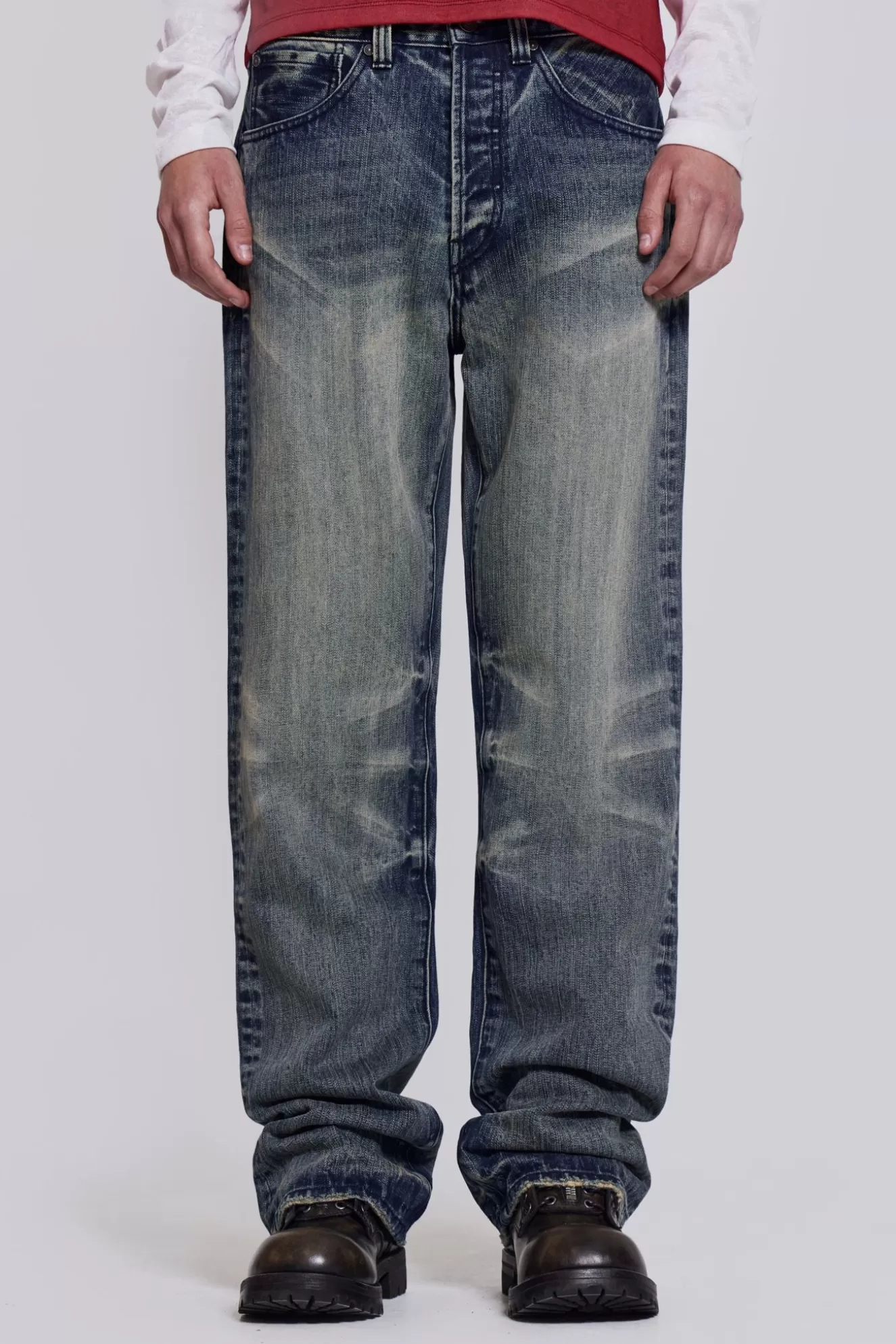 Online Light Wash Scott Jeans Men Slim & Straight Jeans