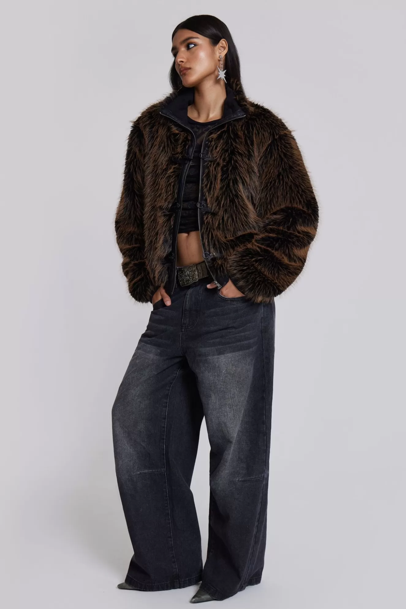 Best Sale Mendoza Faux Fur Jacket Women Outerwear