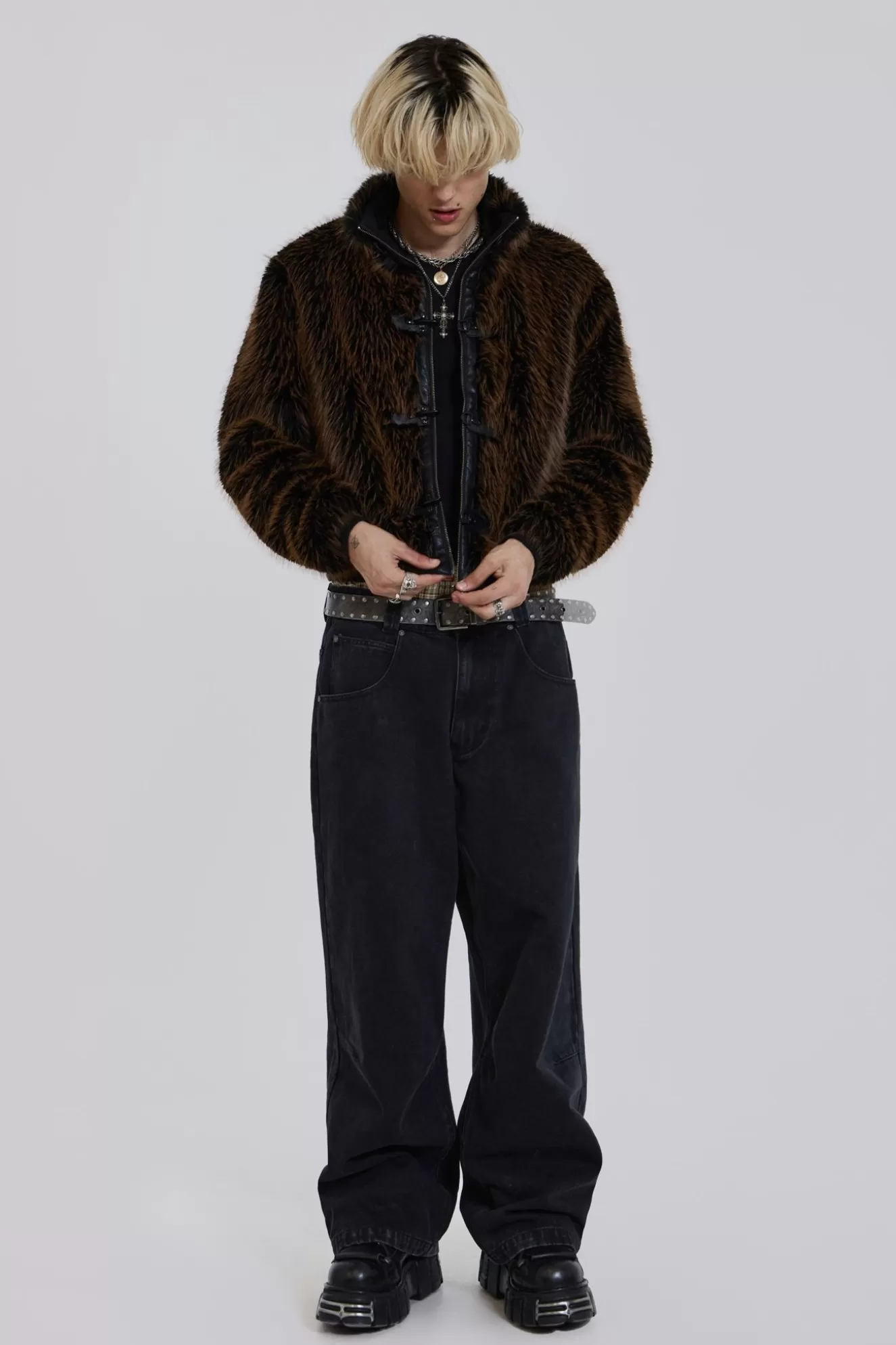 Outlet Mendoza Faux Fur Jacket Men Outerwear