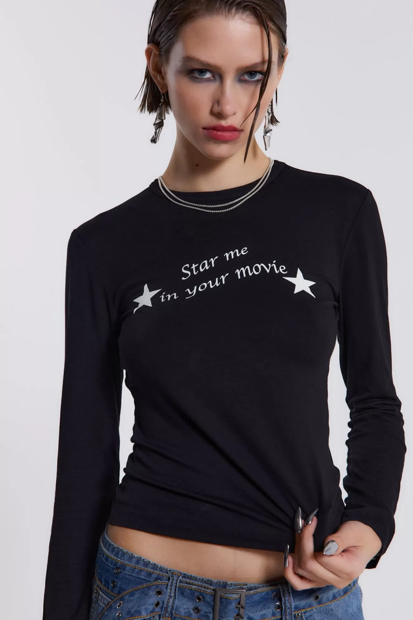 Cheap Movie Star Long Sleeve Top Women Long Sleeve Tops