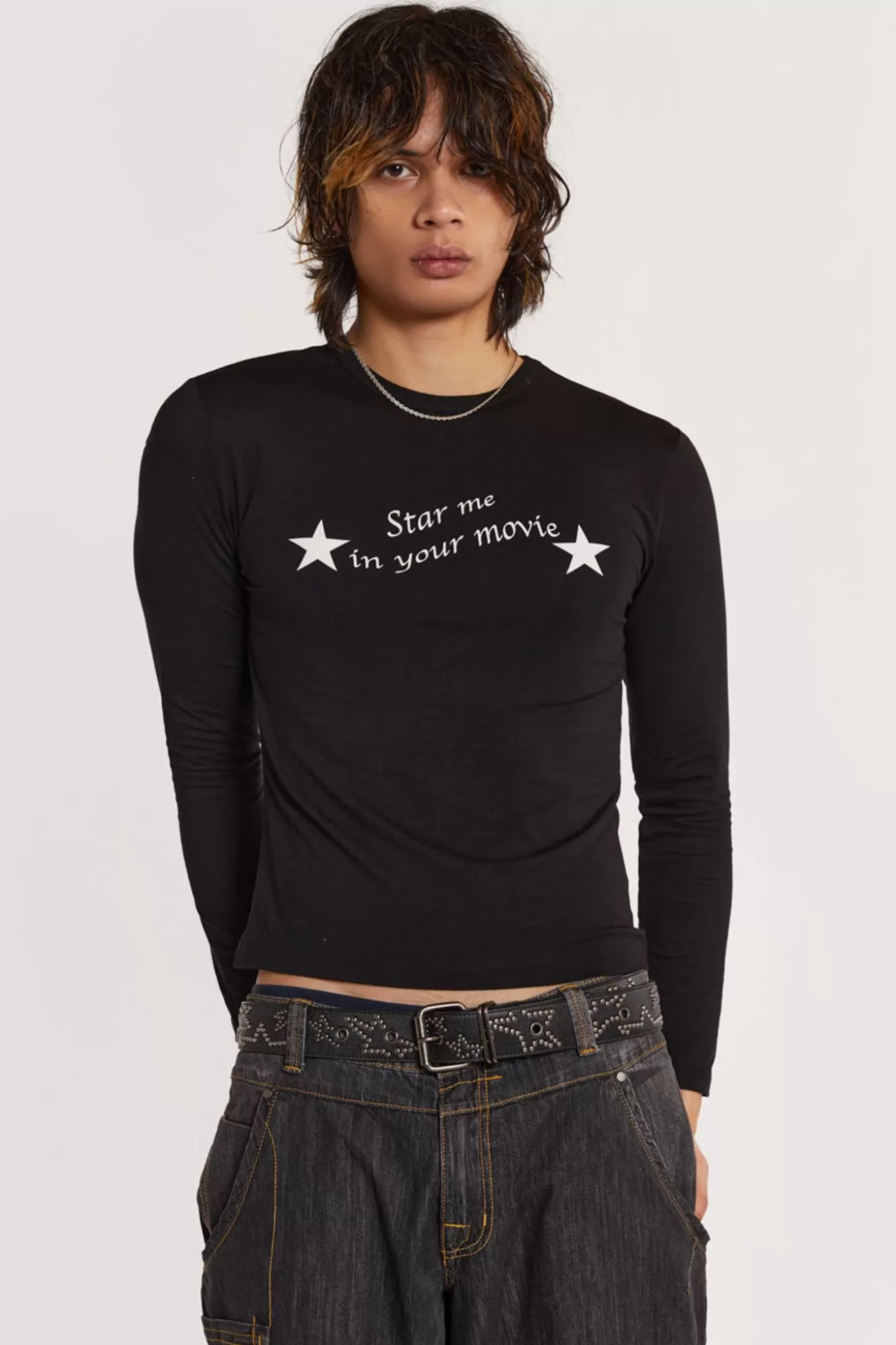 Hot Movie Star Long Sleeve Top Men T-Shirts