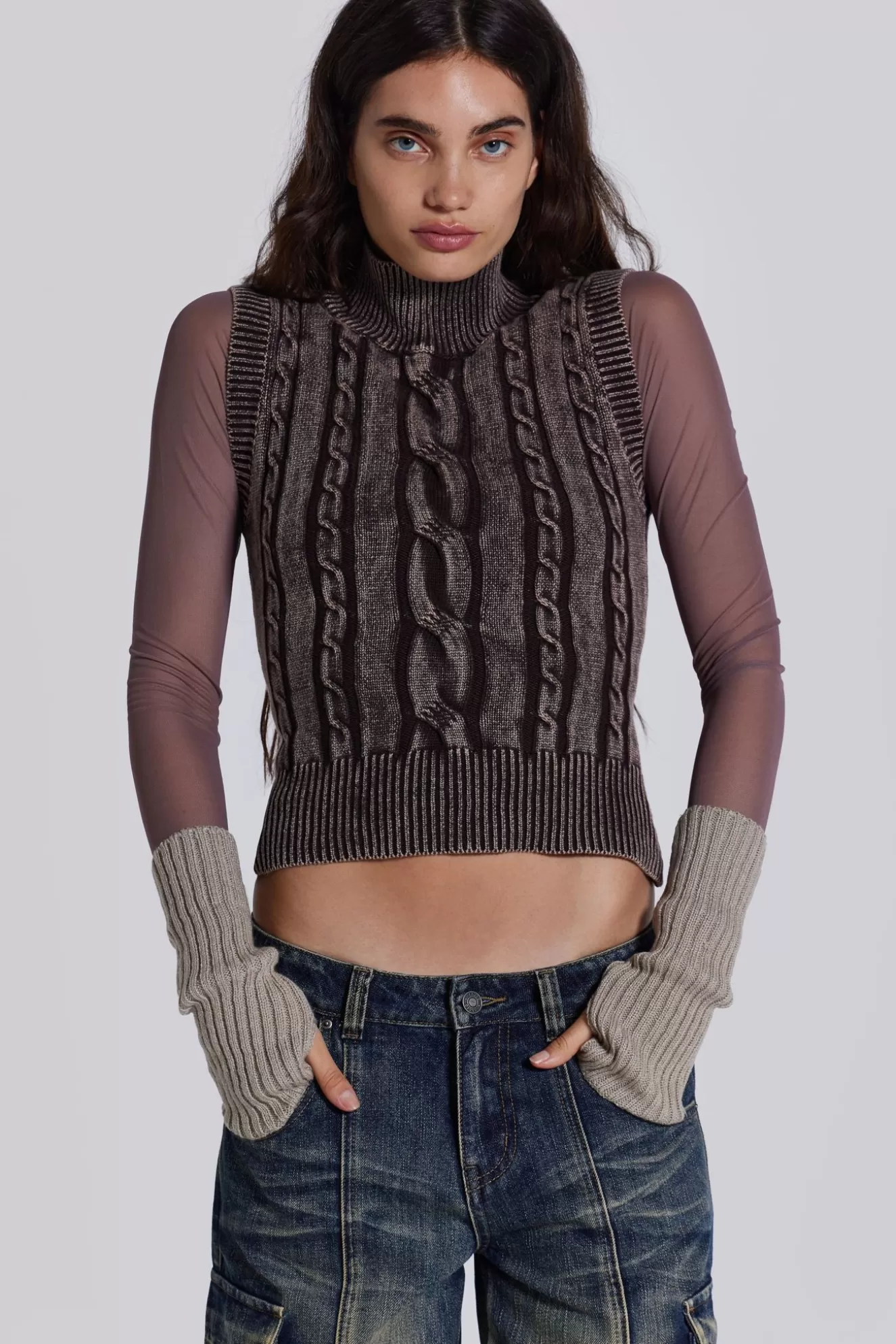 Discount Nixa Sleeveless Knit Top Women Knitwear