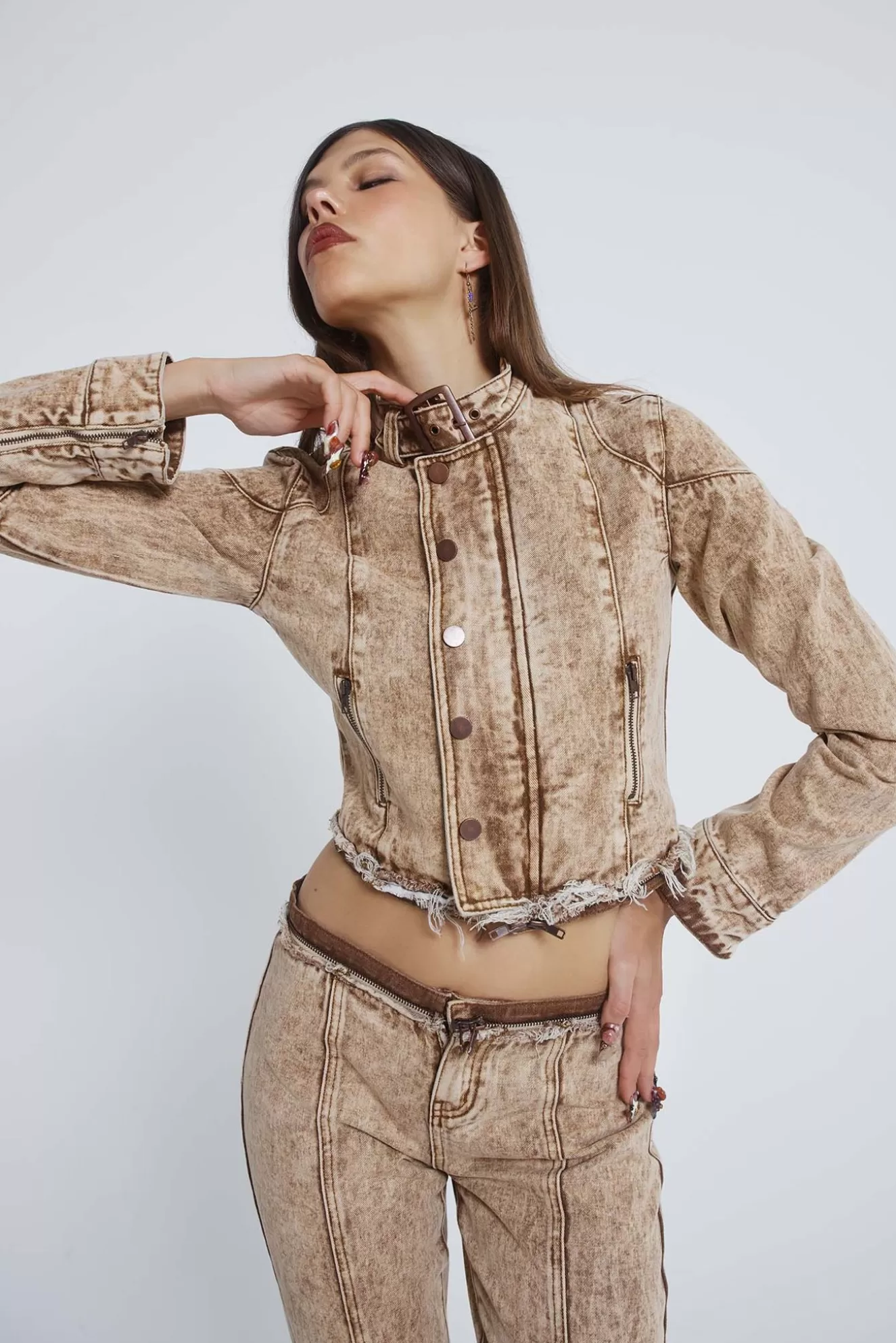 Shop Not My First Rodeo 6 In 1 Multi-Wear Denim Jumpsuit Women Outerwear