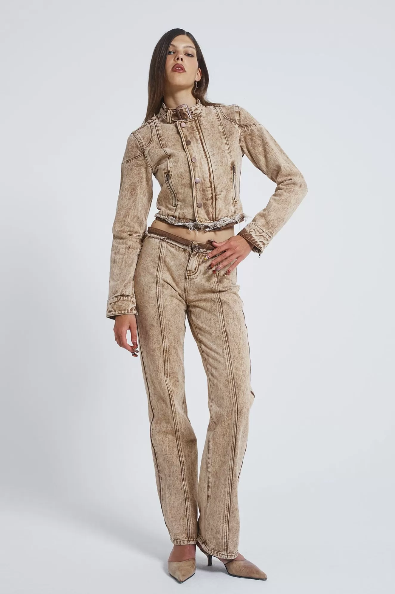 Shop Not My First Rodeo 6 In 1 Multi-Wear Denim Jumpsuit Women Outerwear
