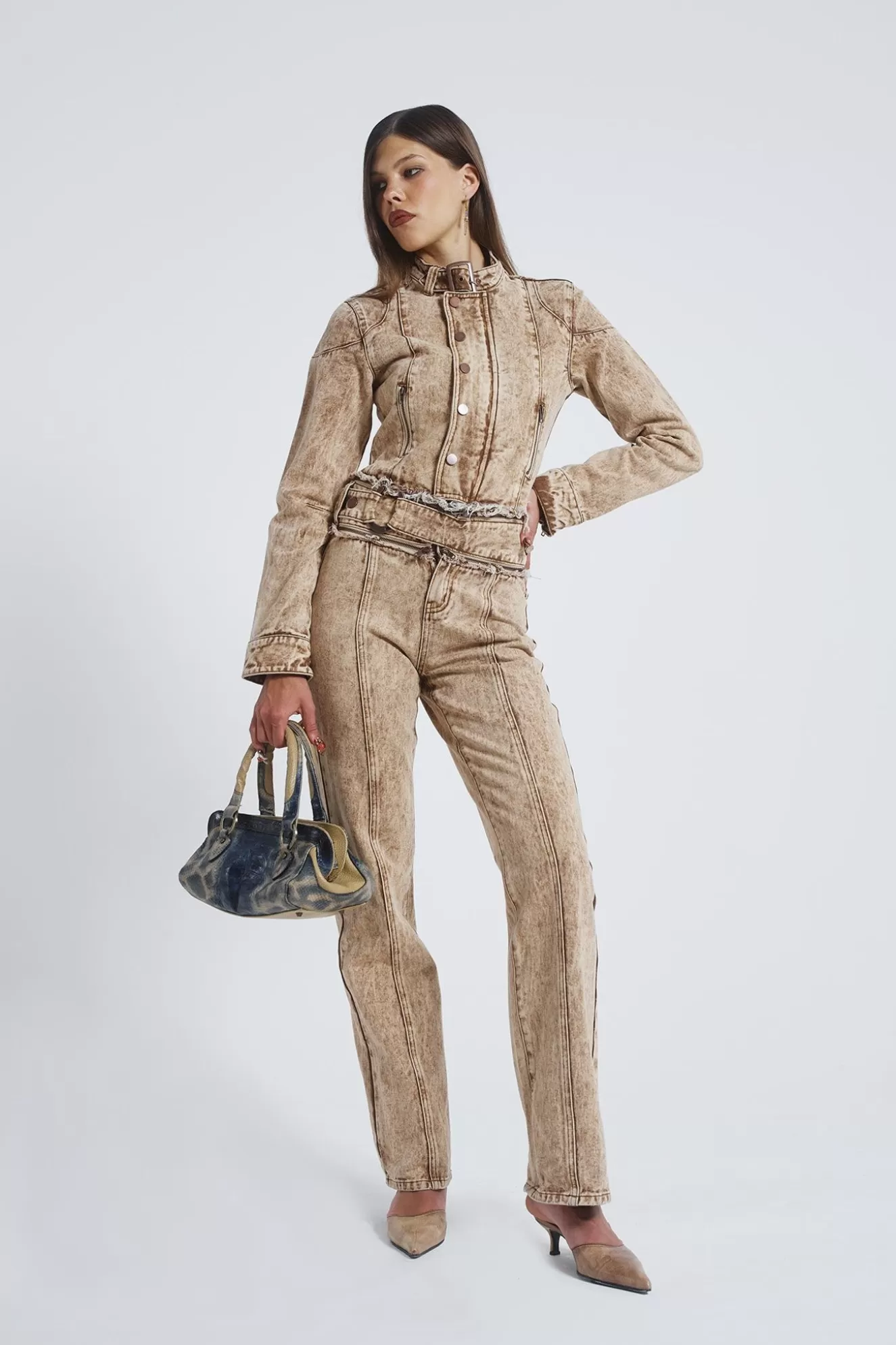 Shop Not My First Rodeo 6 In 1 Multi-Wear Denim Jumpsuit Women Outerwear