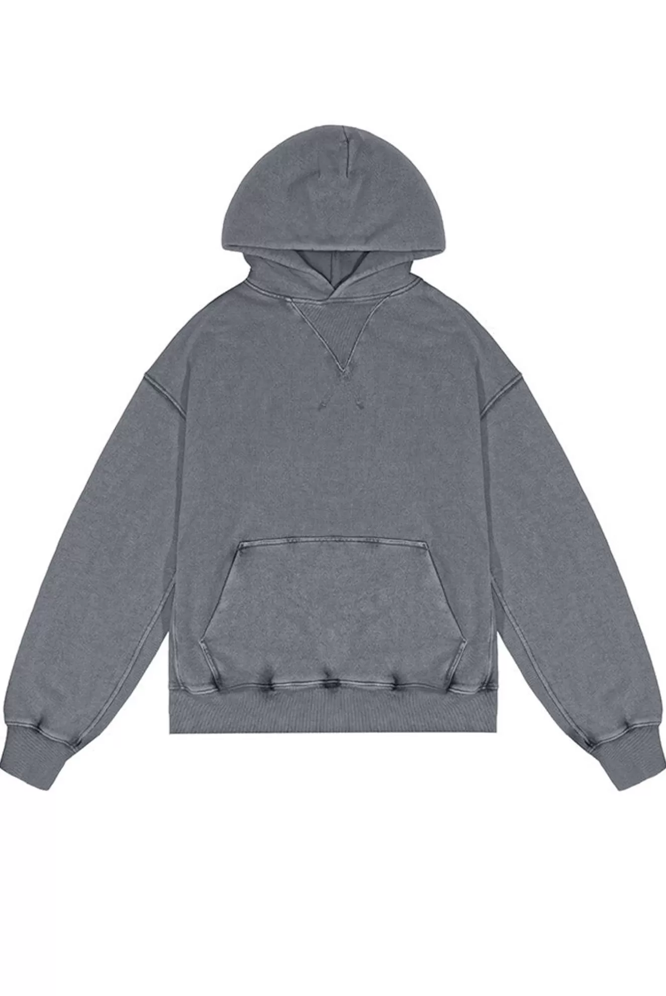 Flash Sale Ntrls Chrome Grey Oversized Hoodie Women Hoodies & Sweatshirts