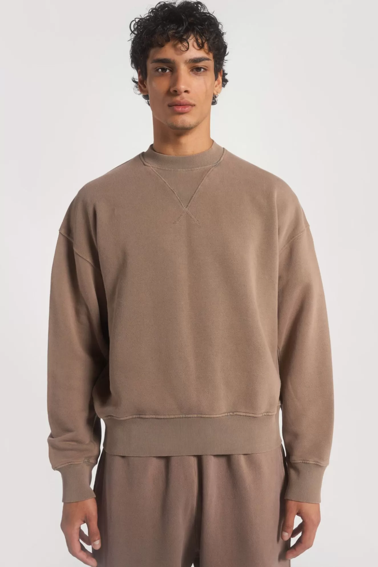 Hot Ntrls Clay Crew Neck Sweatshirt Men Loungewear