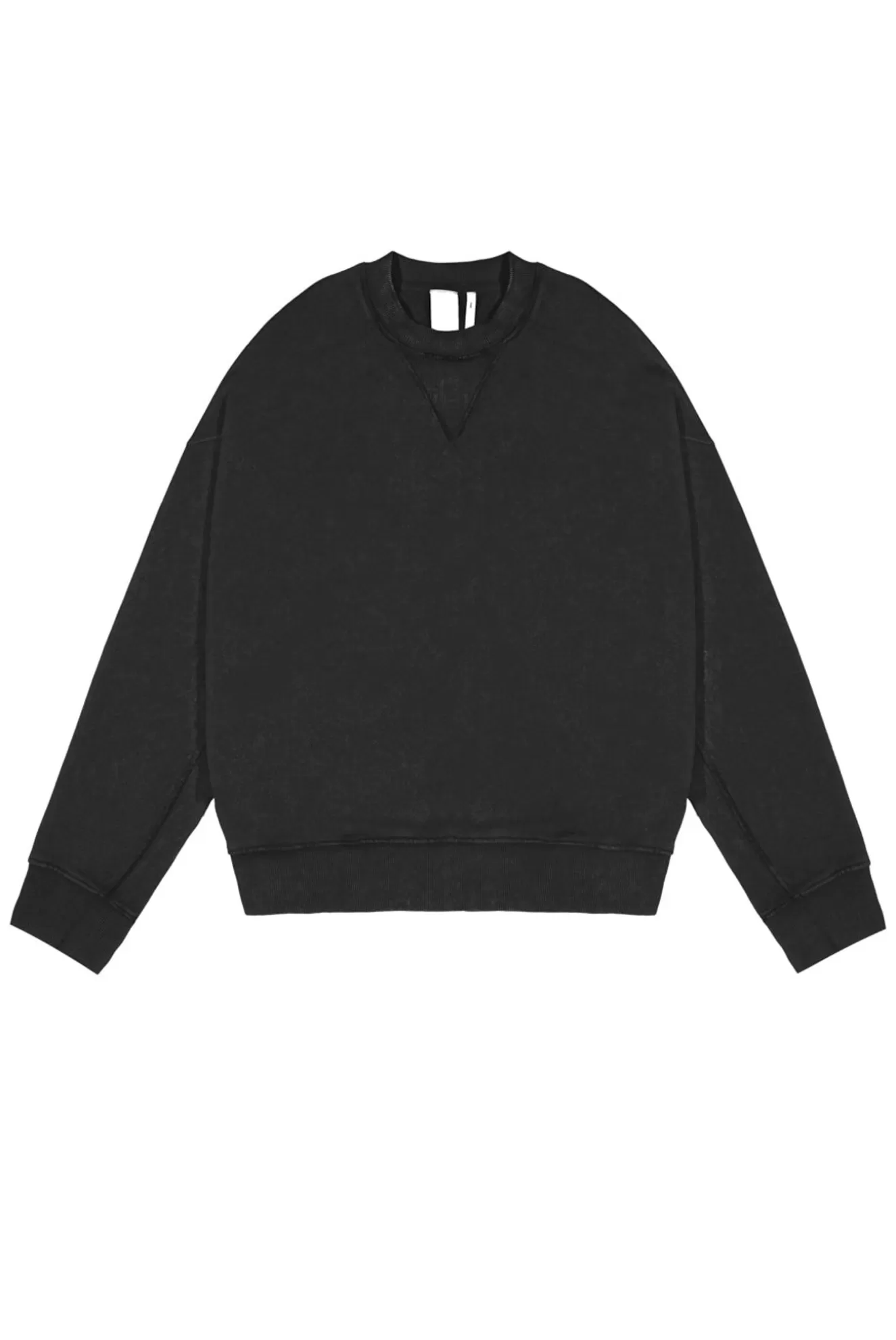 Fashion Ntrls Dust Black Crew Neck Sweatshirt Women Co-Ords