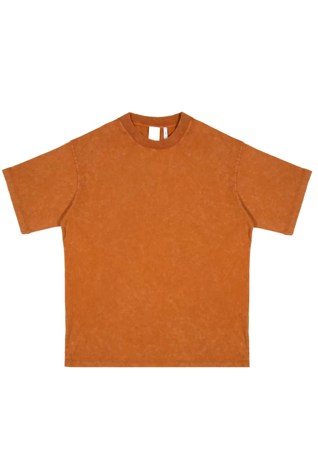 Sale Ntrls Rust Orange Oversized T-Shirt Men T-Shirts