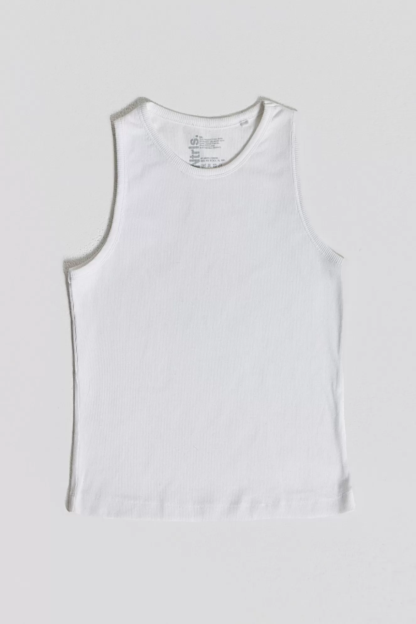 Shop Ntrls White Rib Vest Men Vests