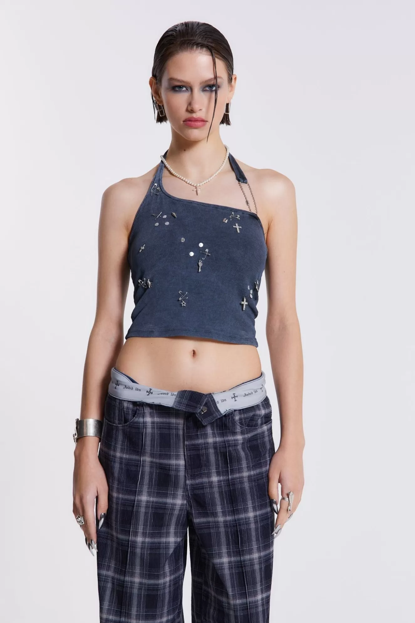 New Pierce Me Top Women Crop Tops