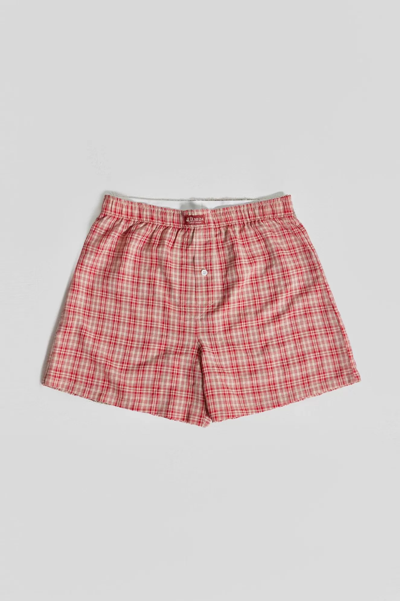 Shop Red Check Boxer Men Shorts & Jorts