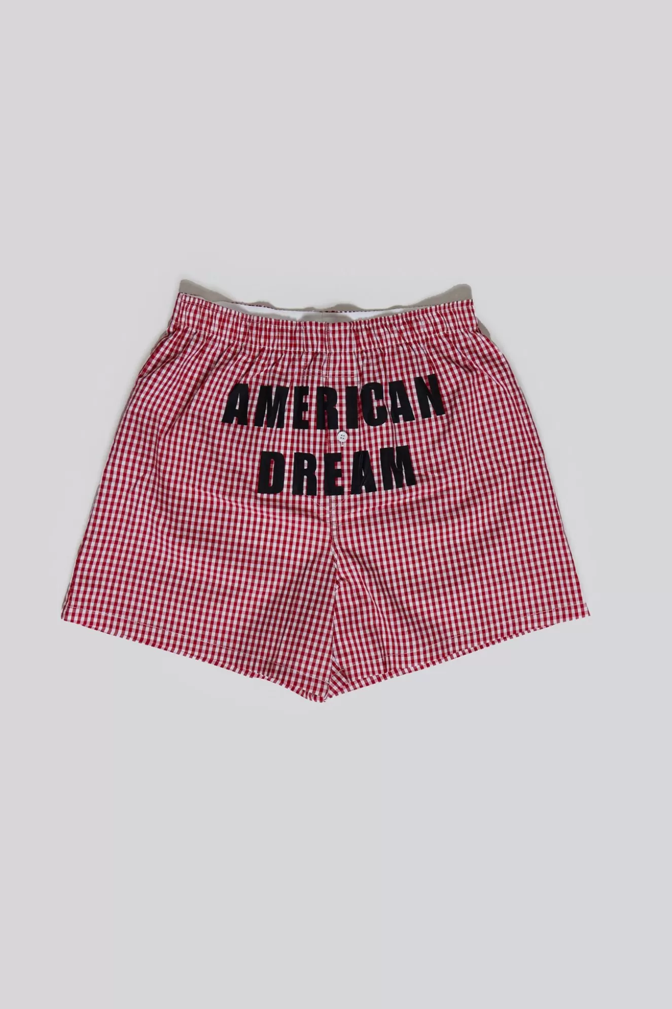 New Red Gingham Printed Boxer Men Shorts & Jorts