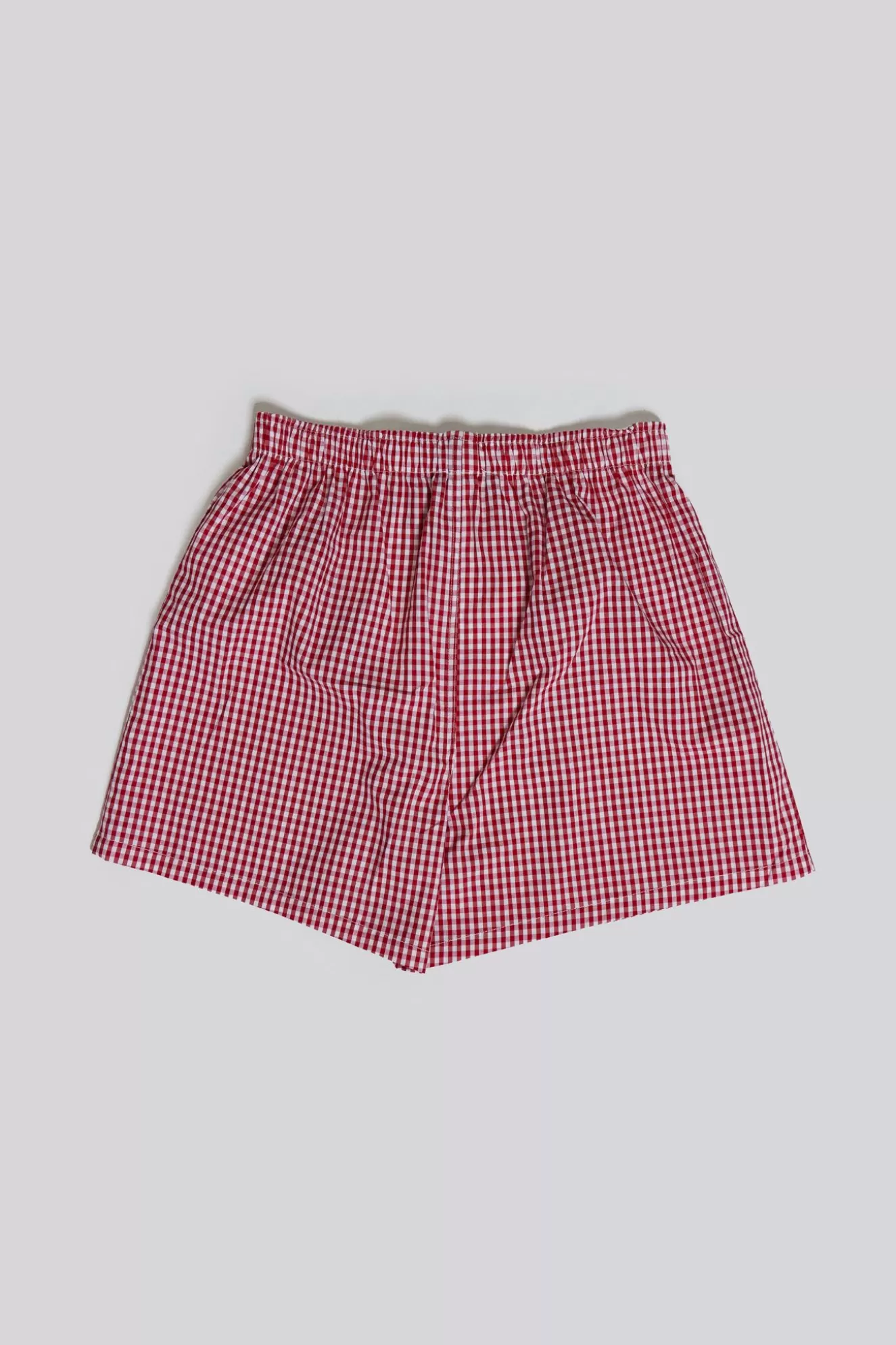 New Red Gingham Printed Boxer Men Shorts & Jorts