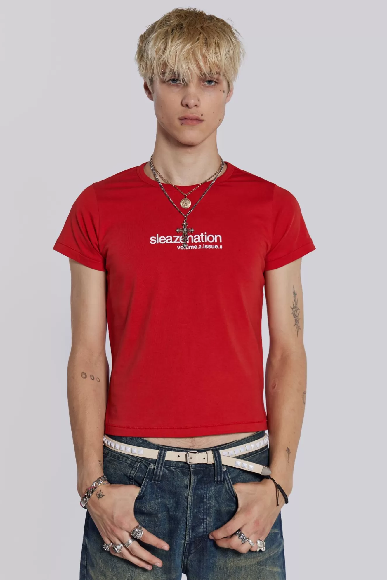 Best Sale Red How Are You? Tee Men T-Shirts