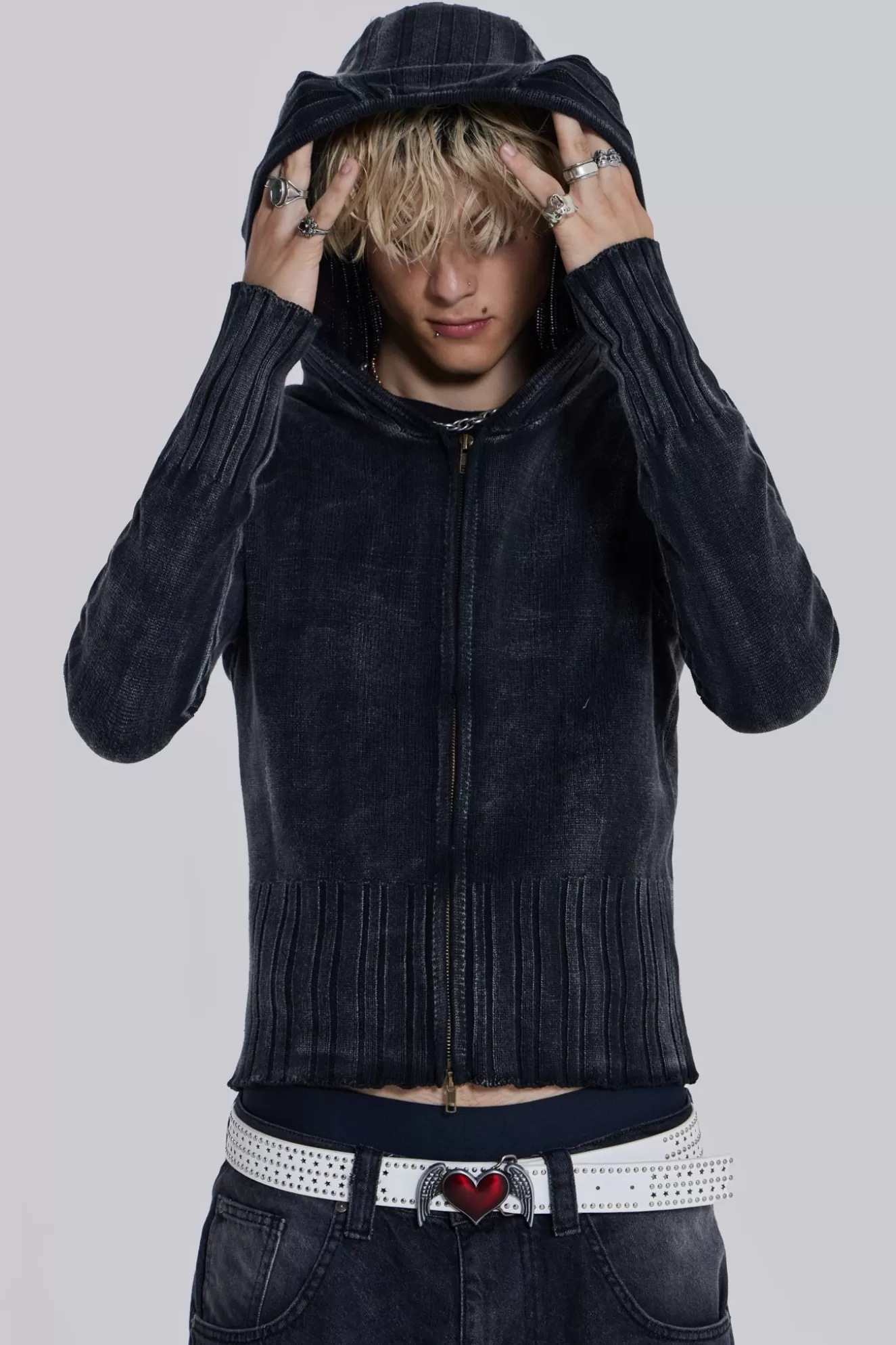 Shop Relic Knit Hoodie Men Hoodies & Sweatshirts