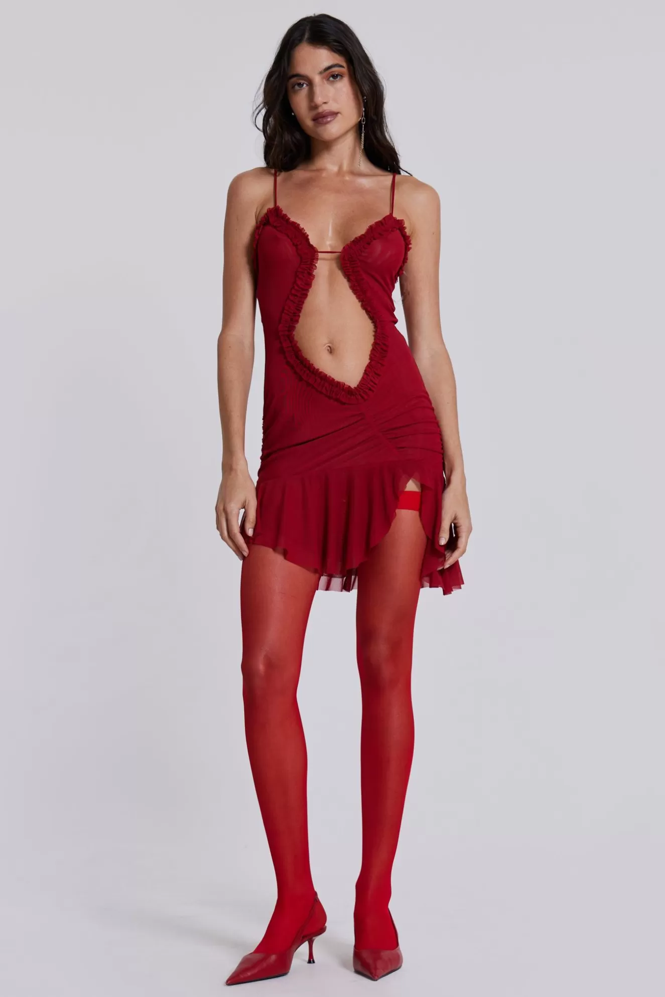 Flash Sale Scarlett Red Mini Fatale Dress Women Mini Dresses