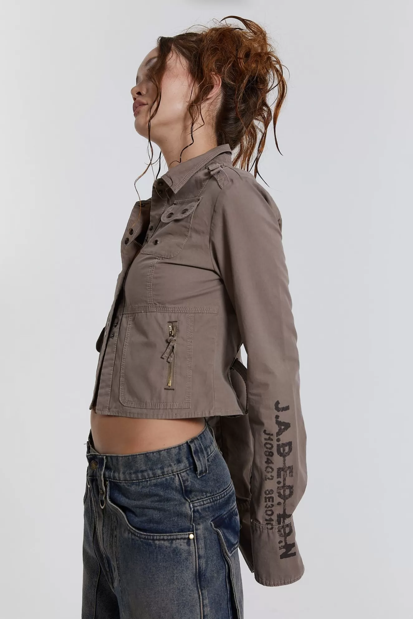 Store Solstice Cargo Shirt Women Long Sleeve Tops