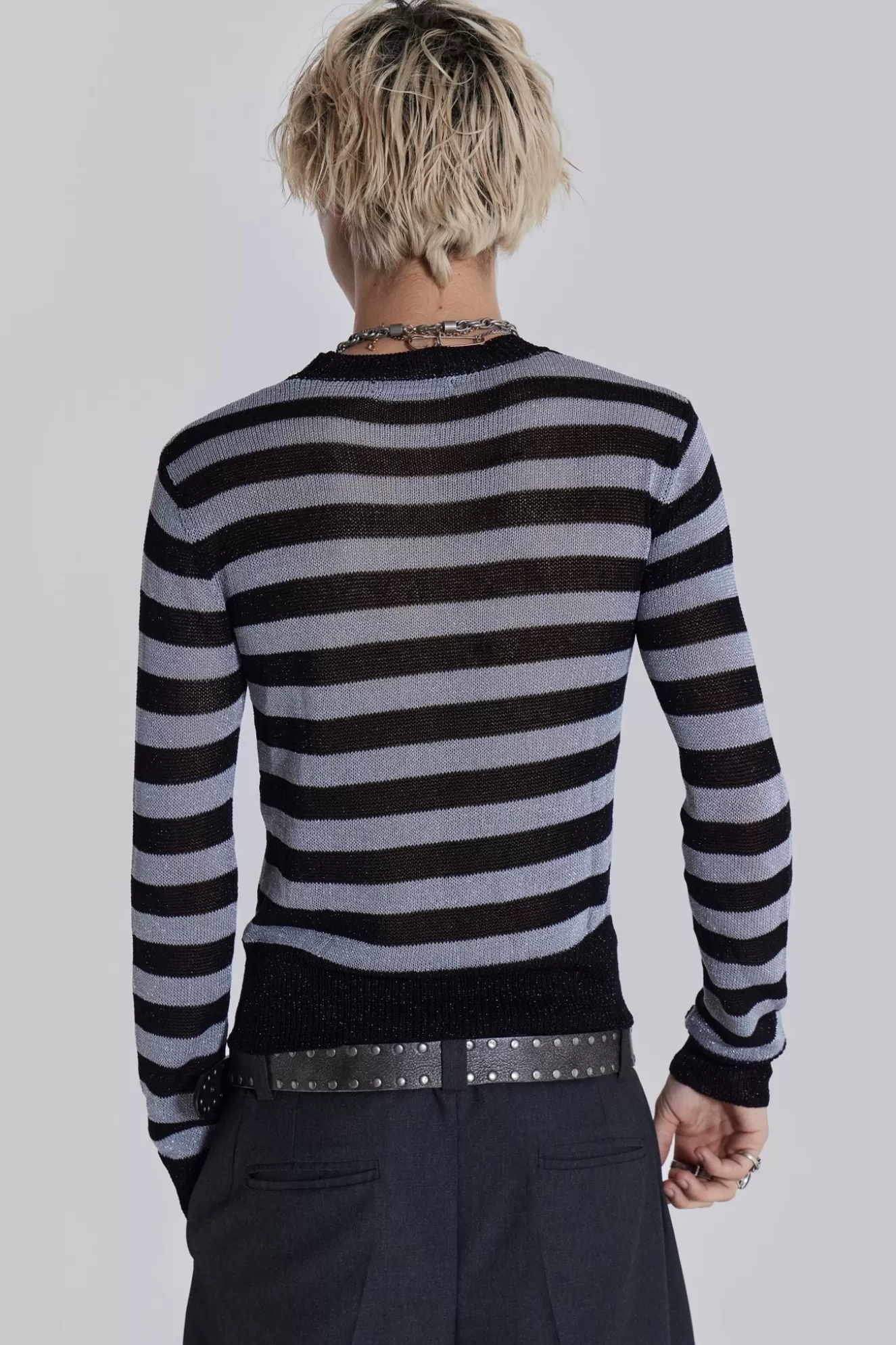 Clearance Sterling Stripe Knit Men Knitwear