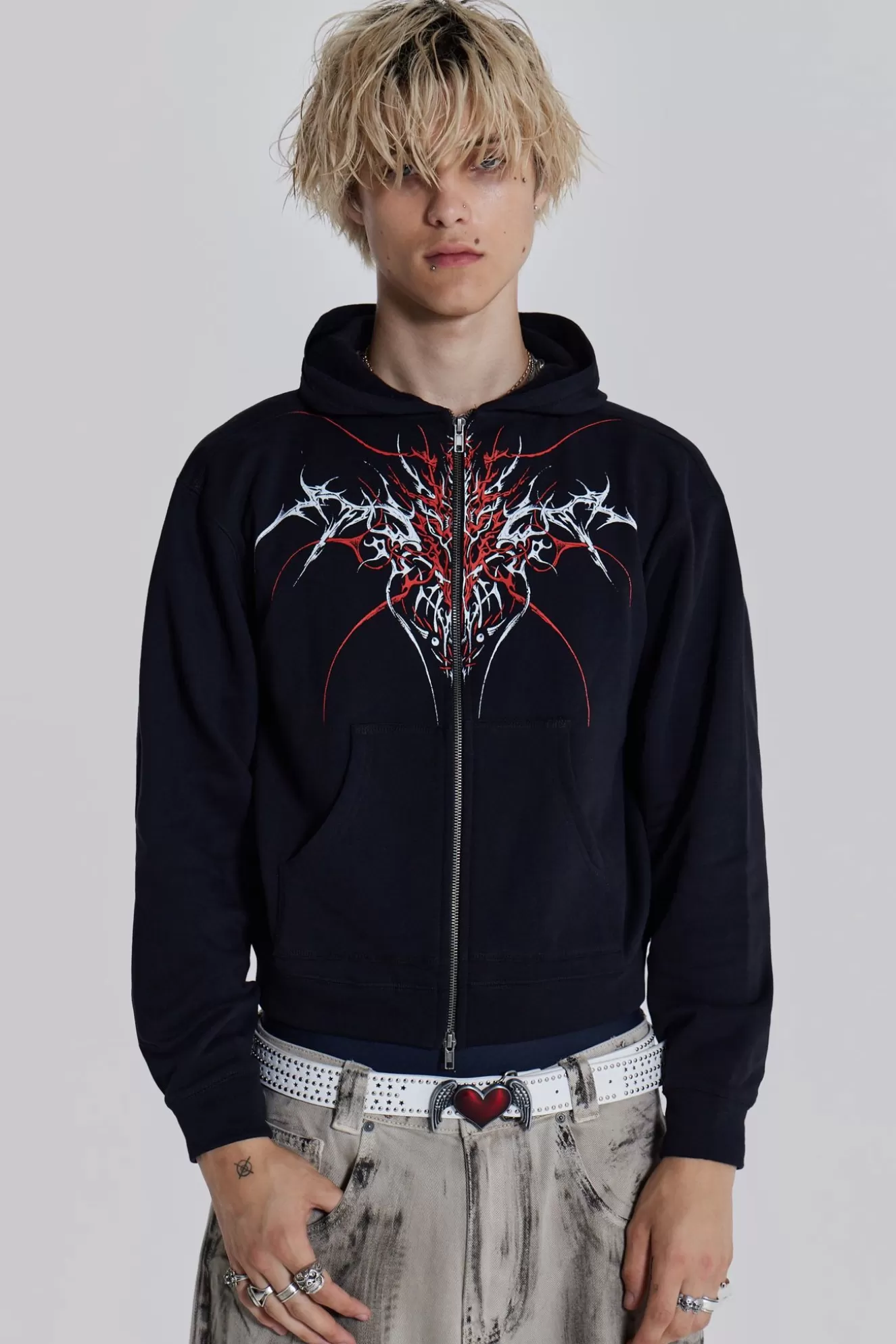 New Thorn Zip Hoodie Men Hoodies & Sweatshirts