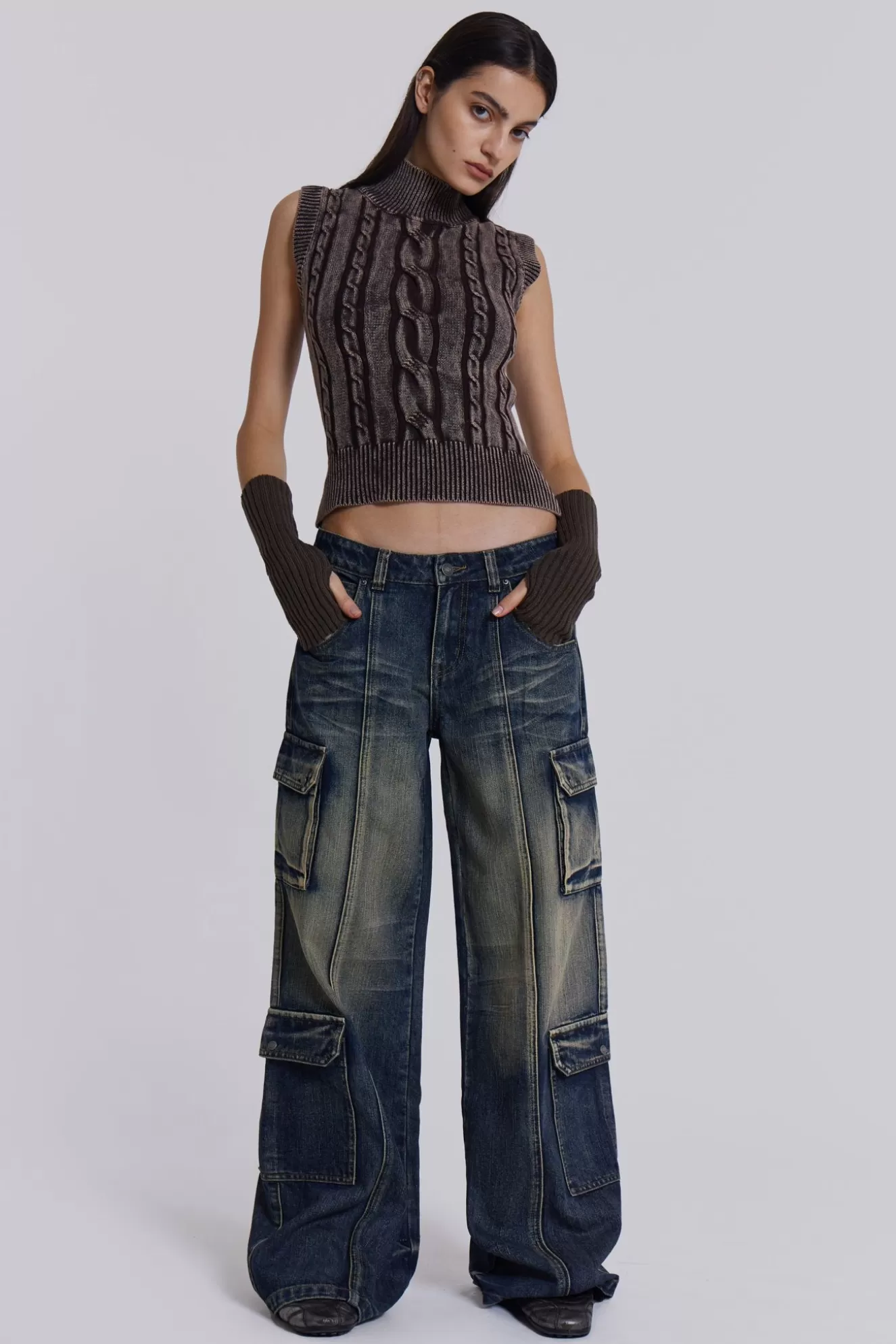 New Tundra Cargo Jeans Women Jeans