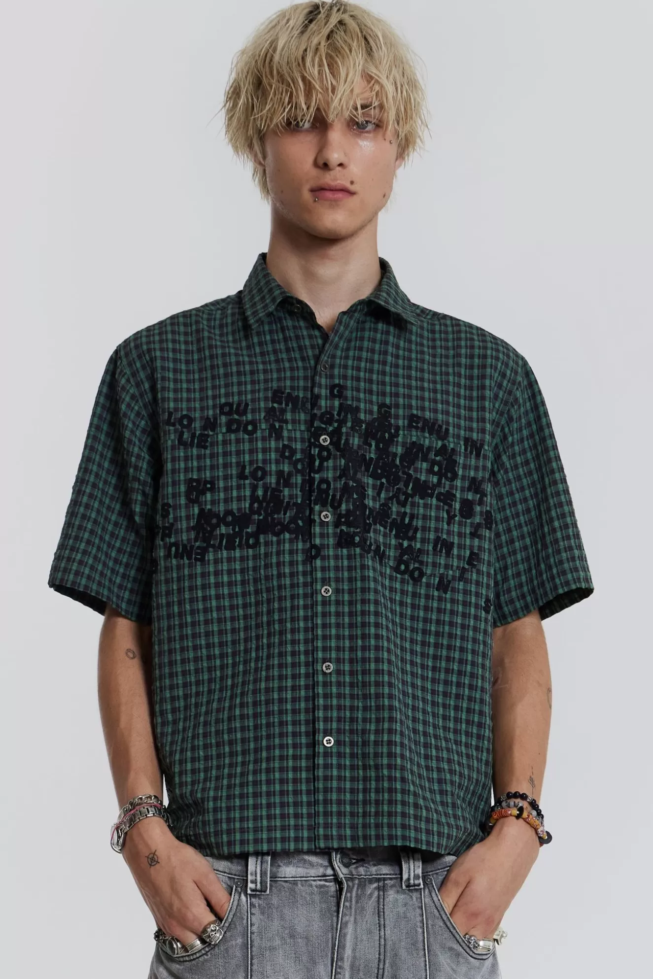 Fashion Typo Shirt Men Shirts