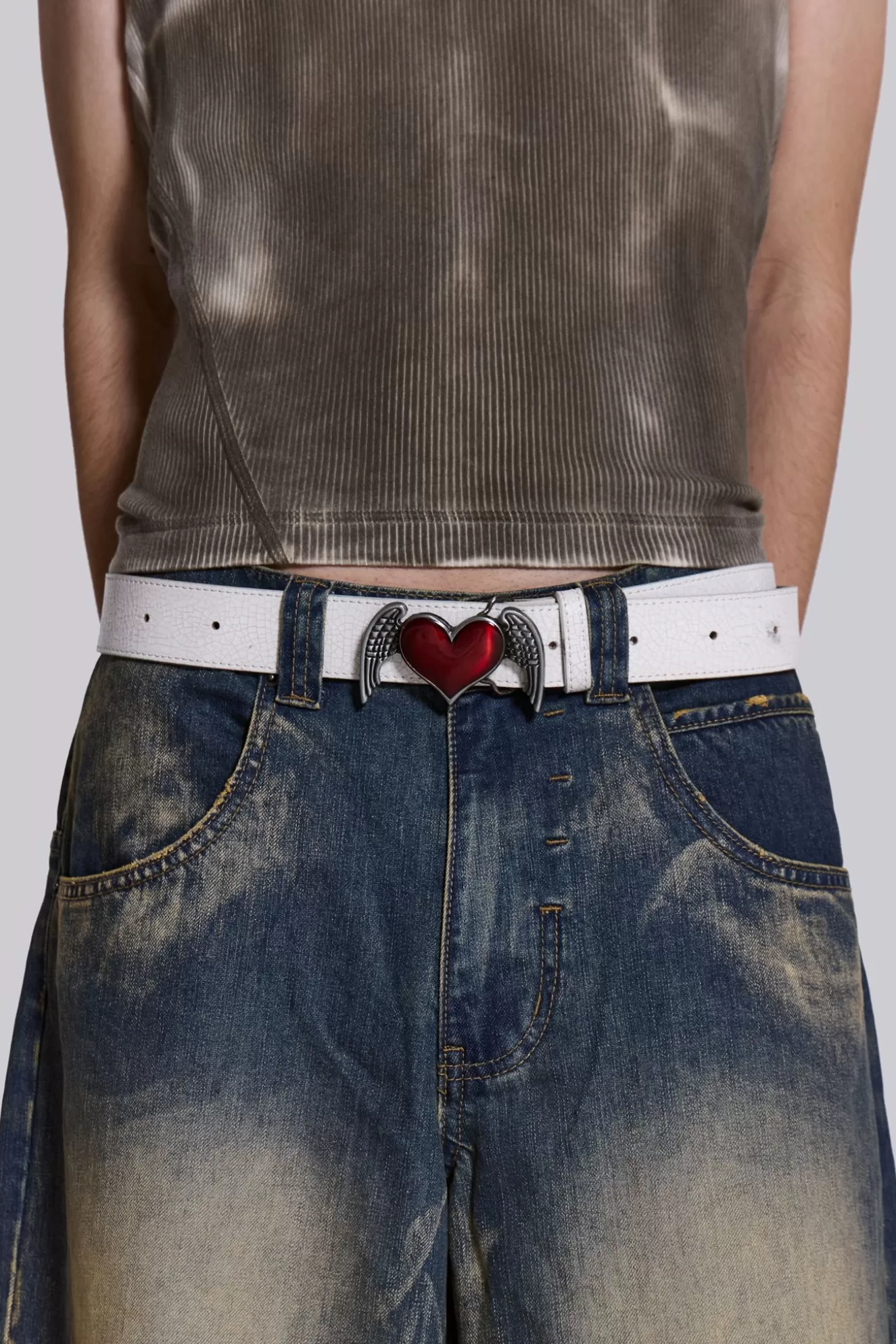 Best White Cupid Belt Men Accessories